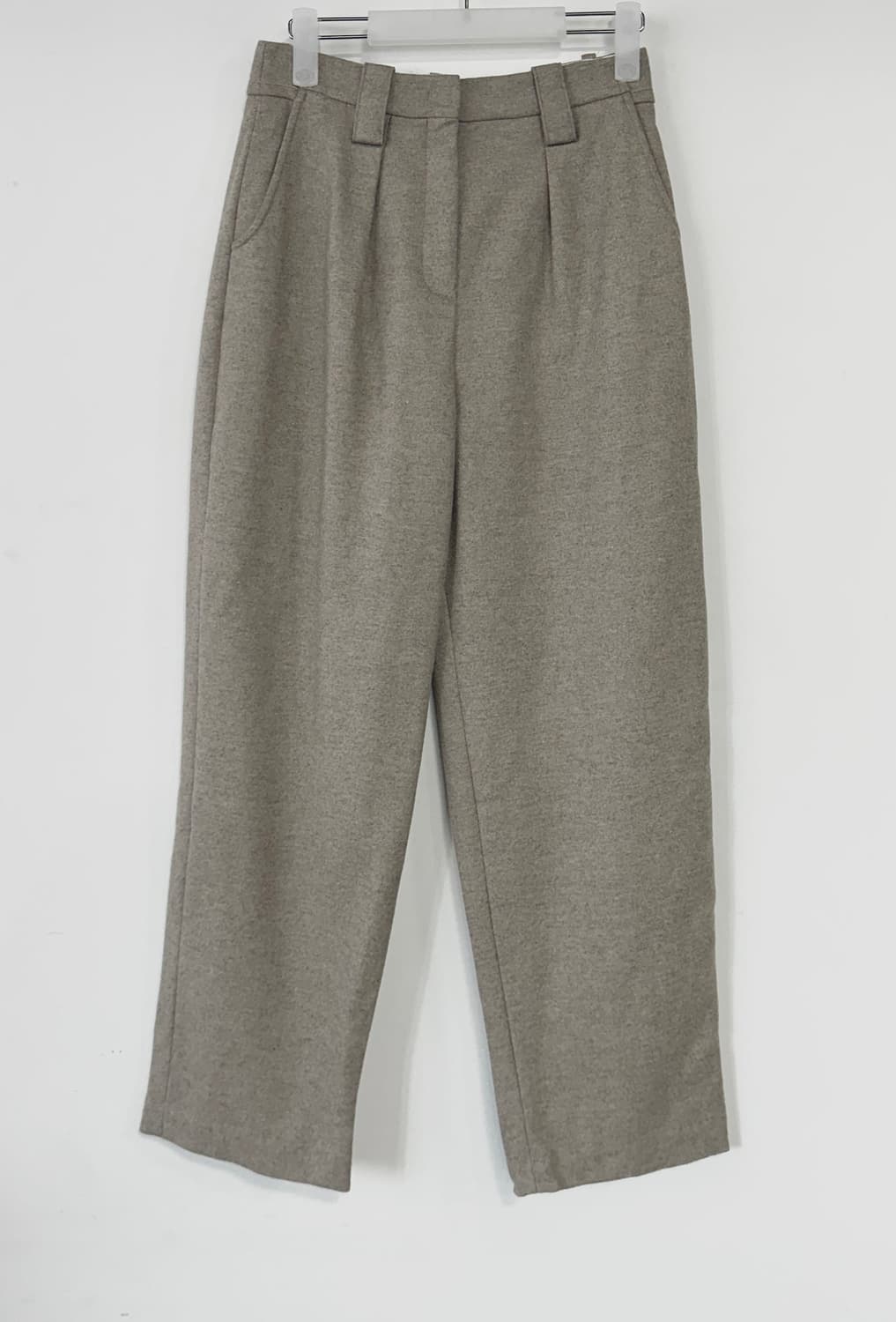 시스템 SYSTEM 크롭 턱 울 팬츠 상품이미지2