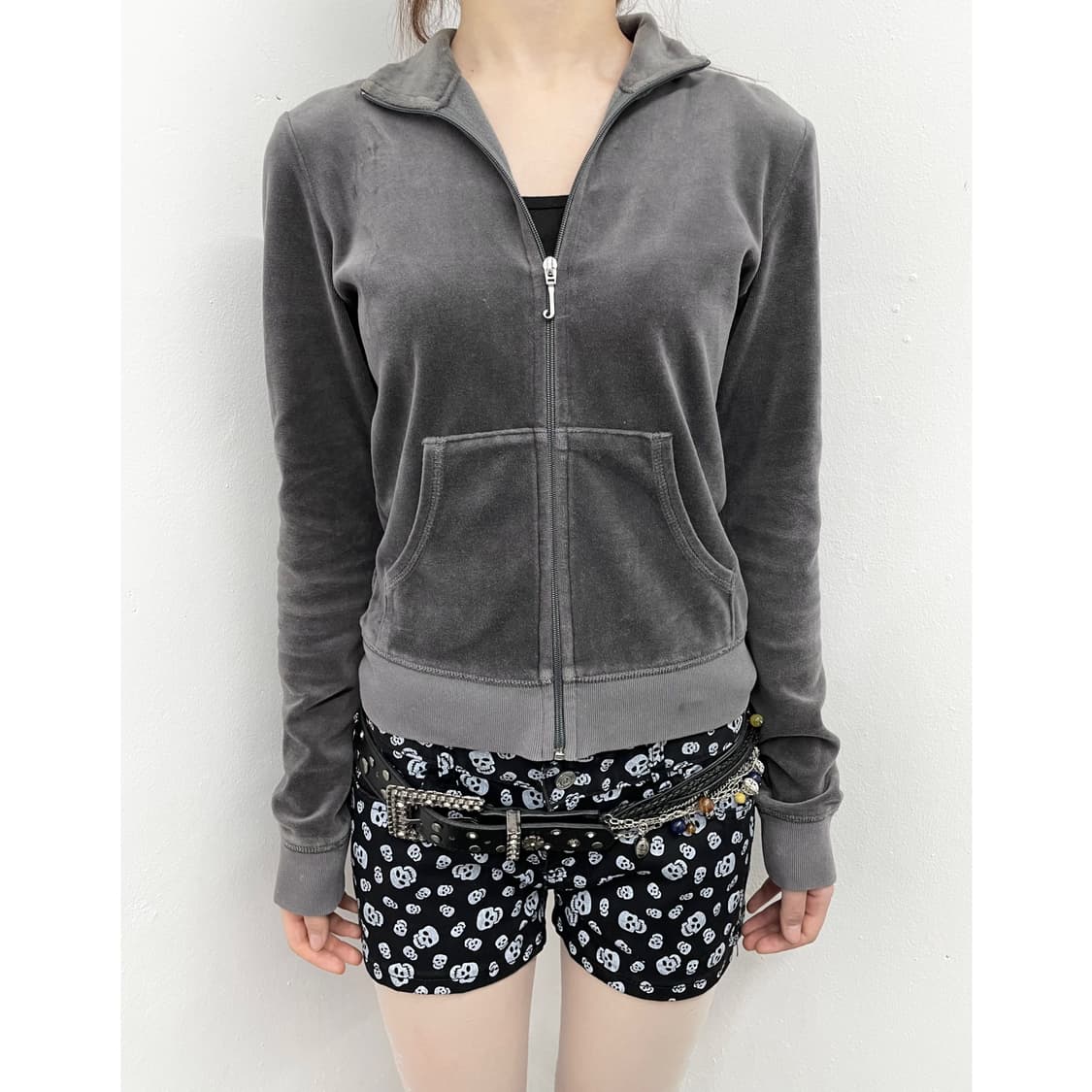 쥬시꾸뛰르 회핑 벨로아 집업💕 상품이미지1