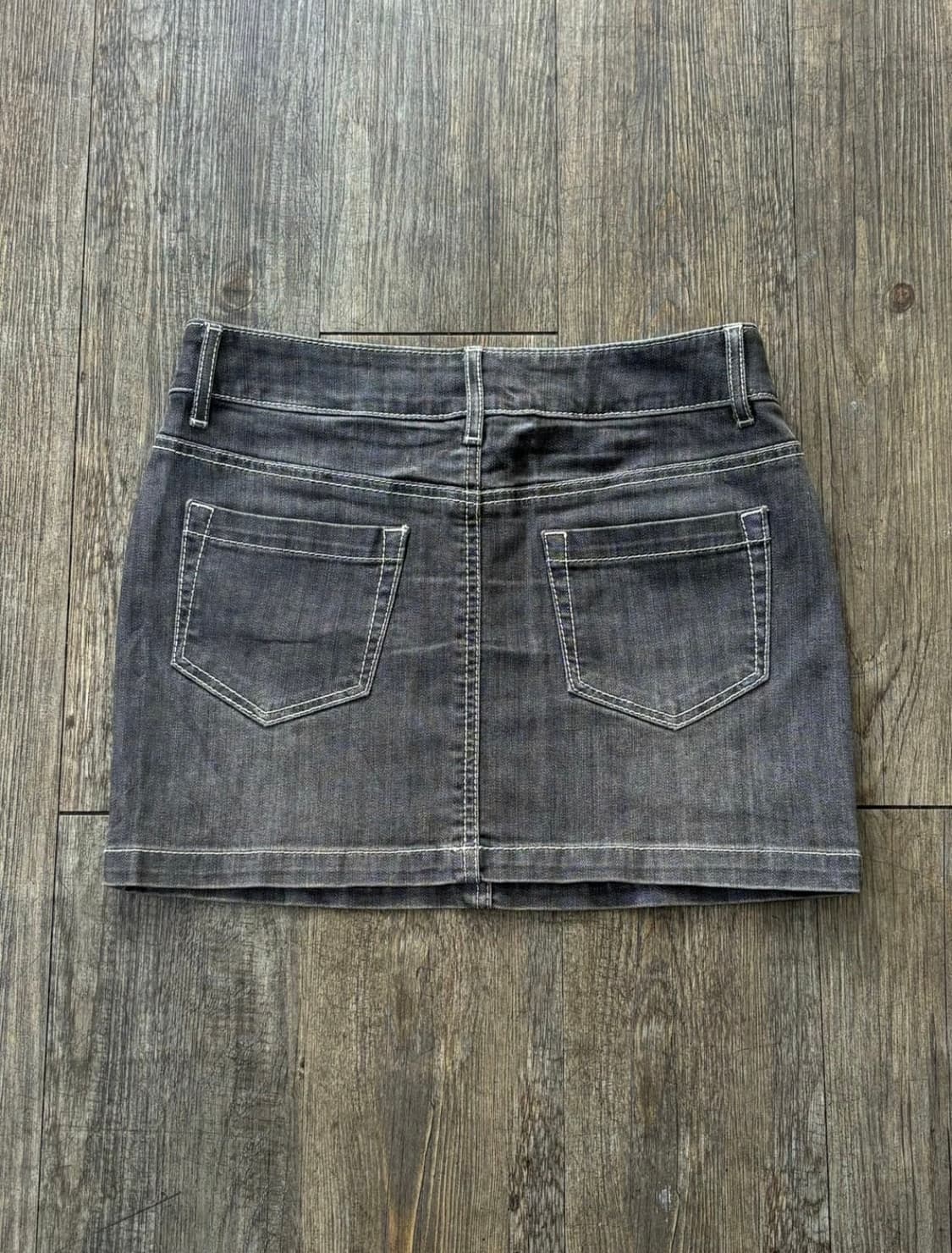 레이빔즈 데님 스커트 상품이미지2
