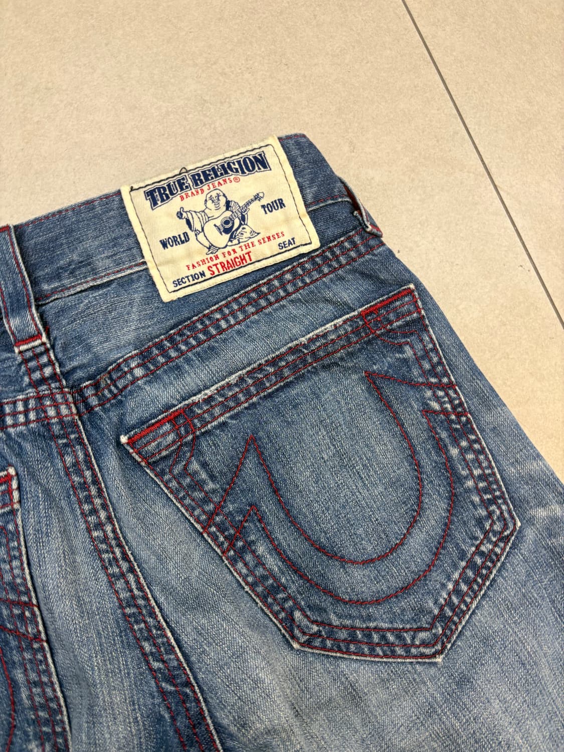 트루릴리전 섹션 스트레이트 데님팬츠 상품이미지10