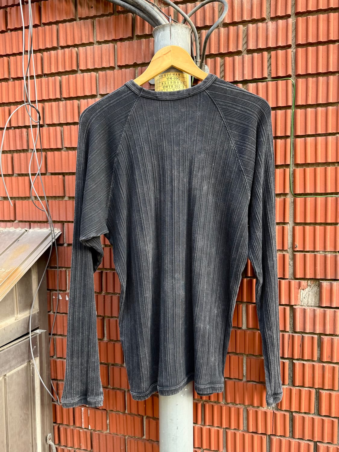 51퍼센트 코튼 롱슬리브 (black)  상품이미지5