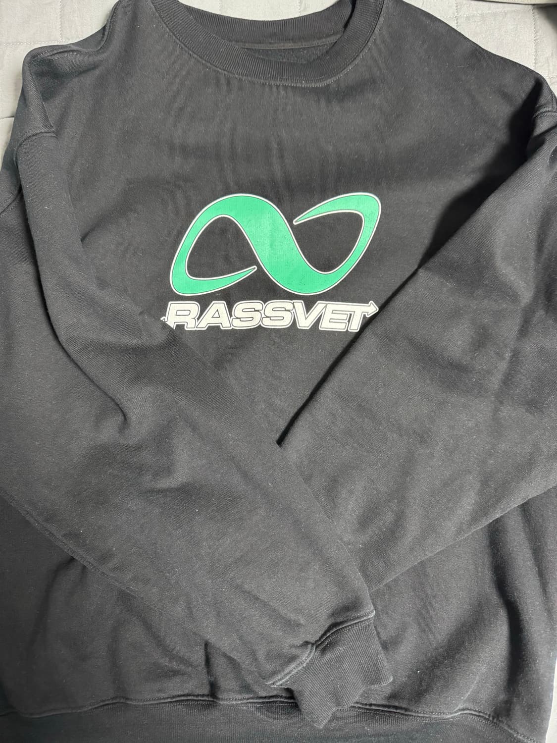 라스벳 고샤 맨투맨 블랙 L 상품이미지1