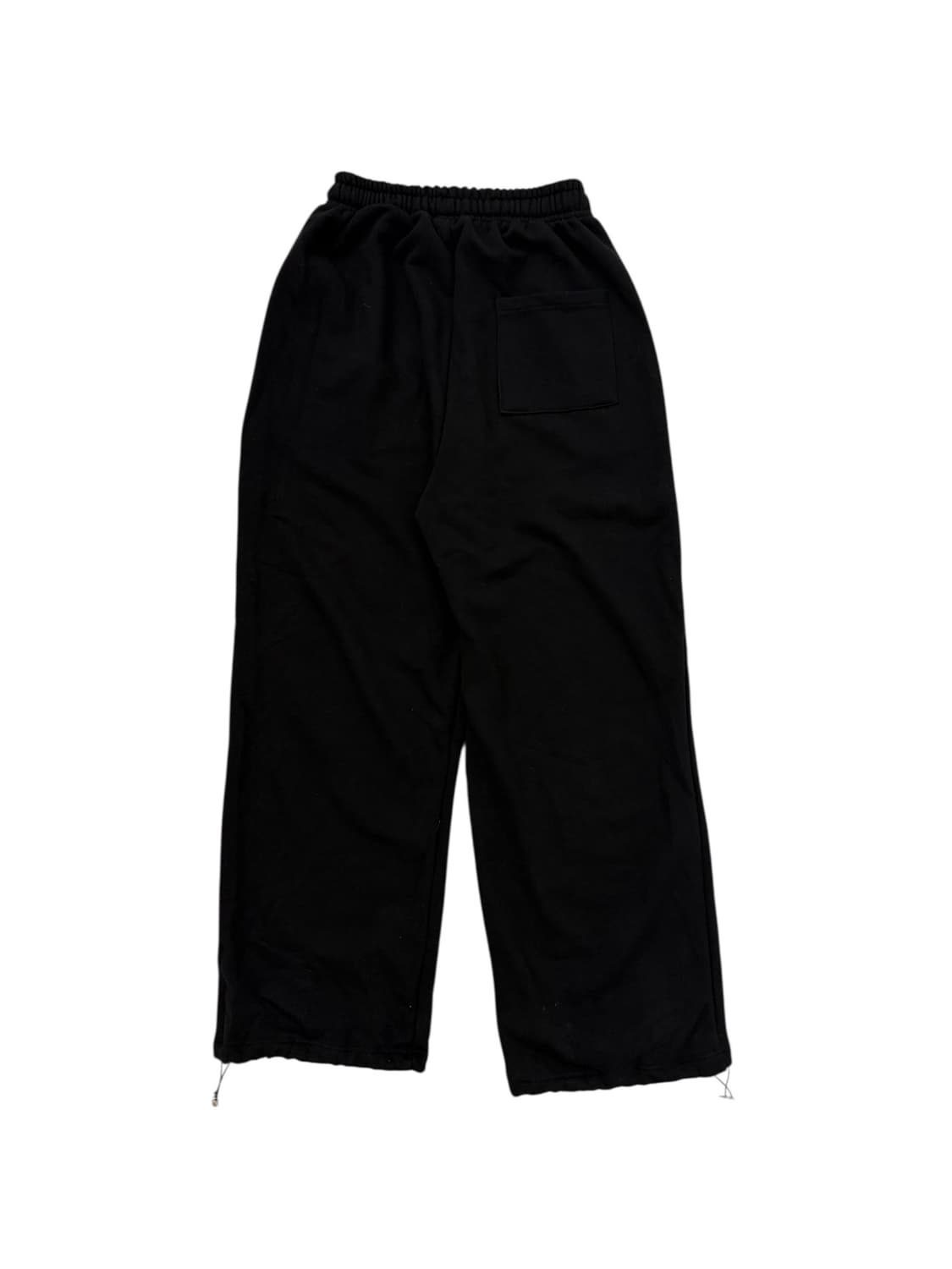 빈티지 레터링 블랙 코튼팬츠 상품이미지6