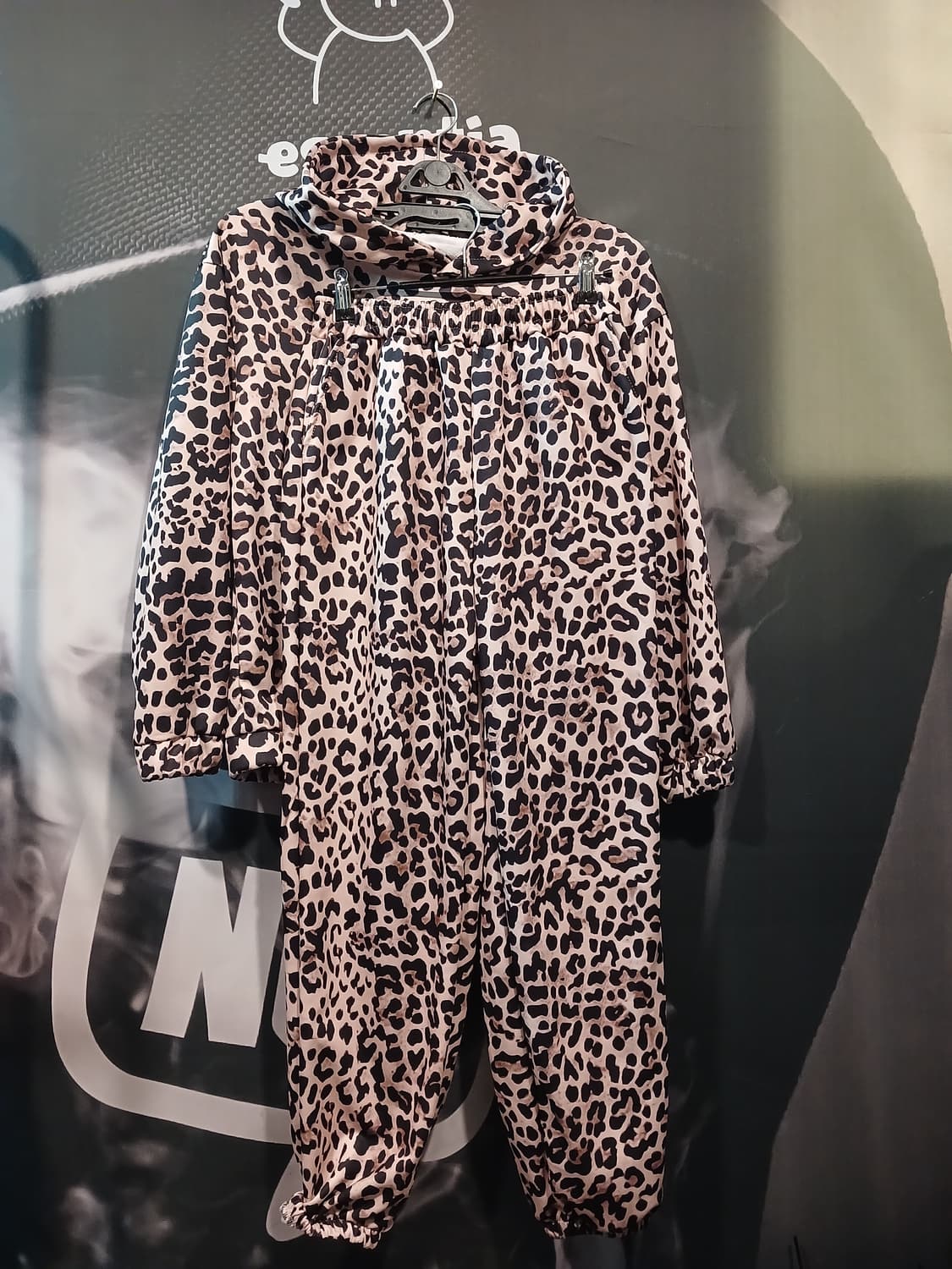 레오파드 호피 후드set 상품이미지2