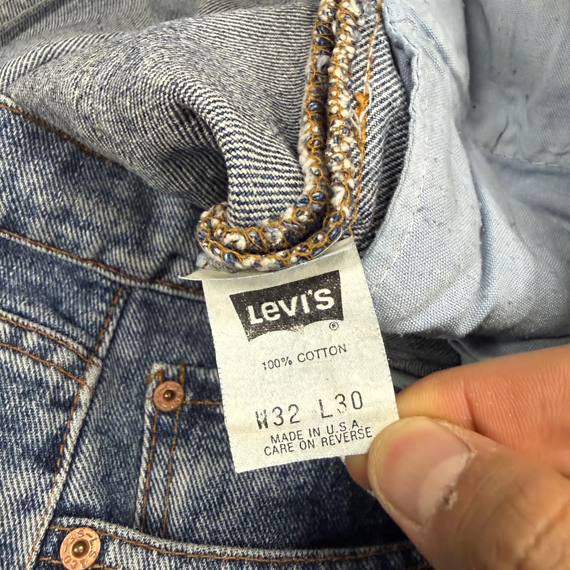 (32)90s 리바이스 Levis 505 데님팬츠 상품이미지5