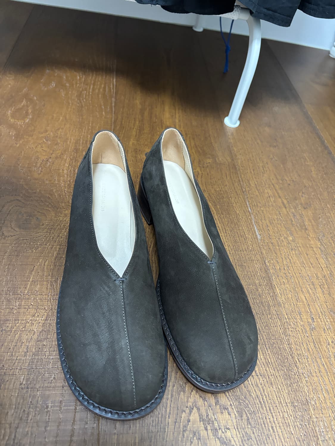 킨더살몬 스웨이드 플랫슈즈 새상품 250 Olie Leather Loaf 상품이미지7