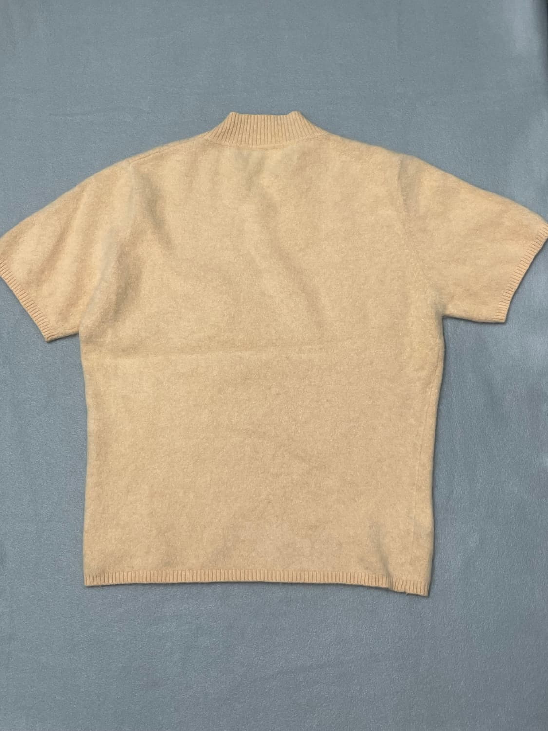 노랑 캐시미어 니트 상품이미지4