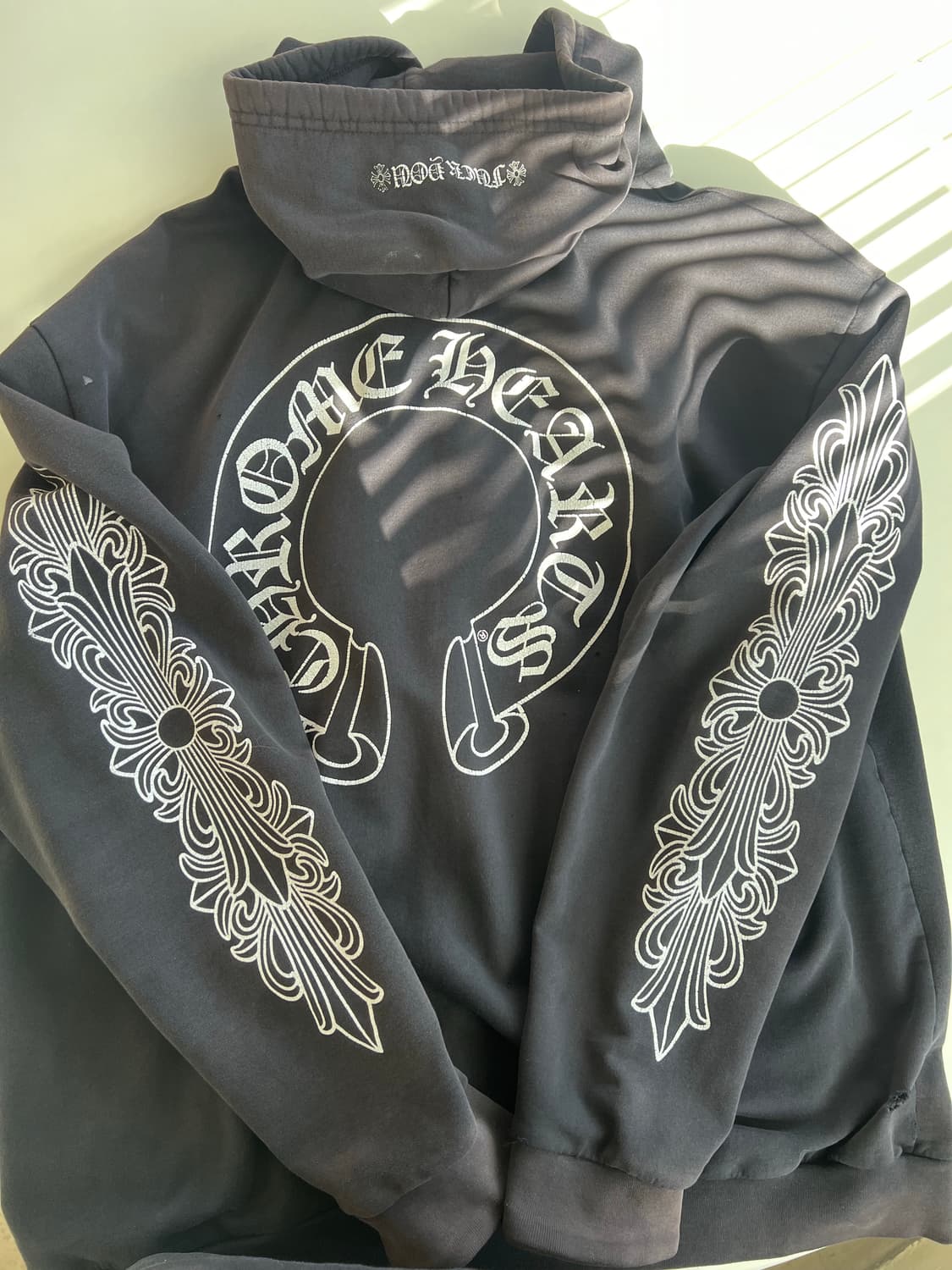 [XL] 크롬하츠 홀스슈 플로랄 후드집업 상품이미지7