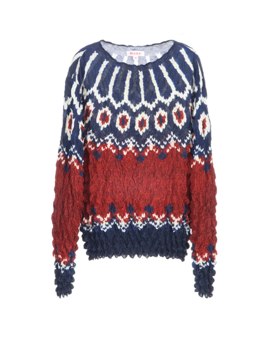 Masu 마수 팝콘 노르딕 스웨터 48 상품이미지1