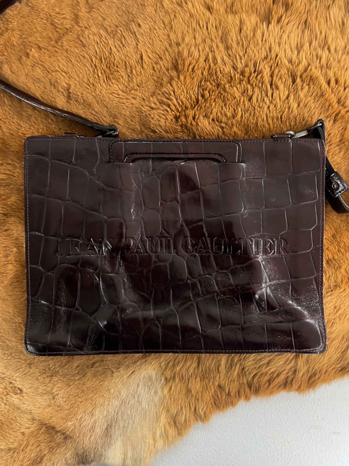 90s 장폴고티에 엘리게이터 2 way bag 상품이미지1