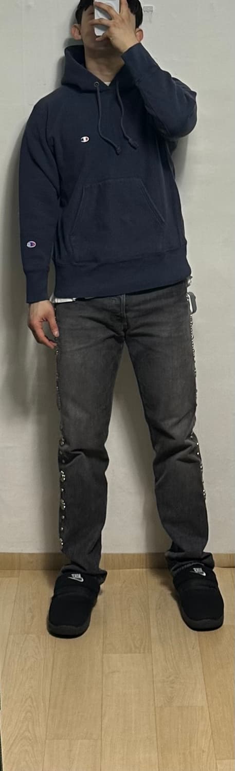 챔피온 리버스위브 후드티 상품이미지5