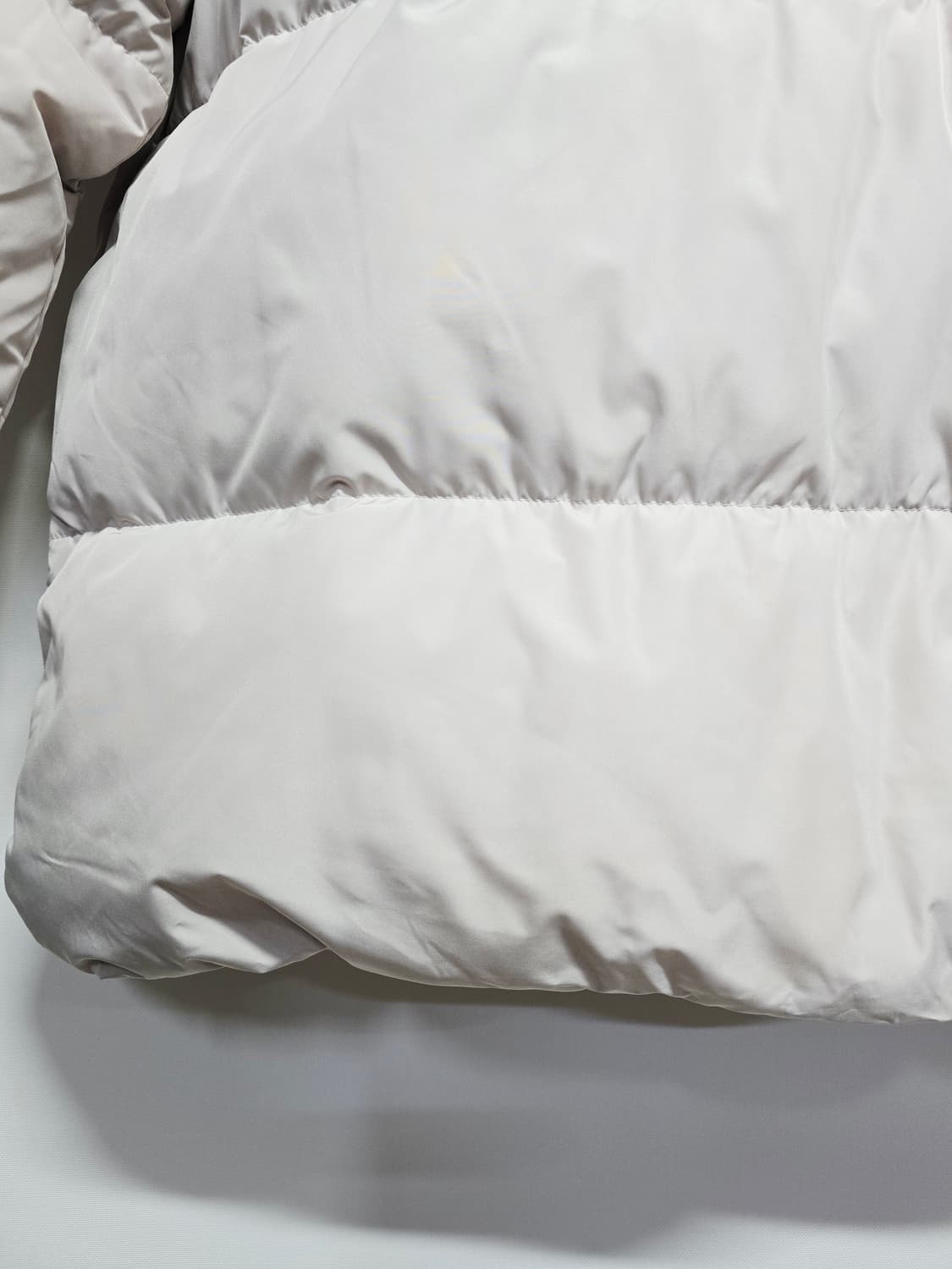 네파키즈 패딩 아이보리 봄버 스타일160 상품이미지6