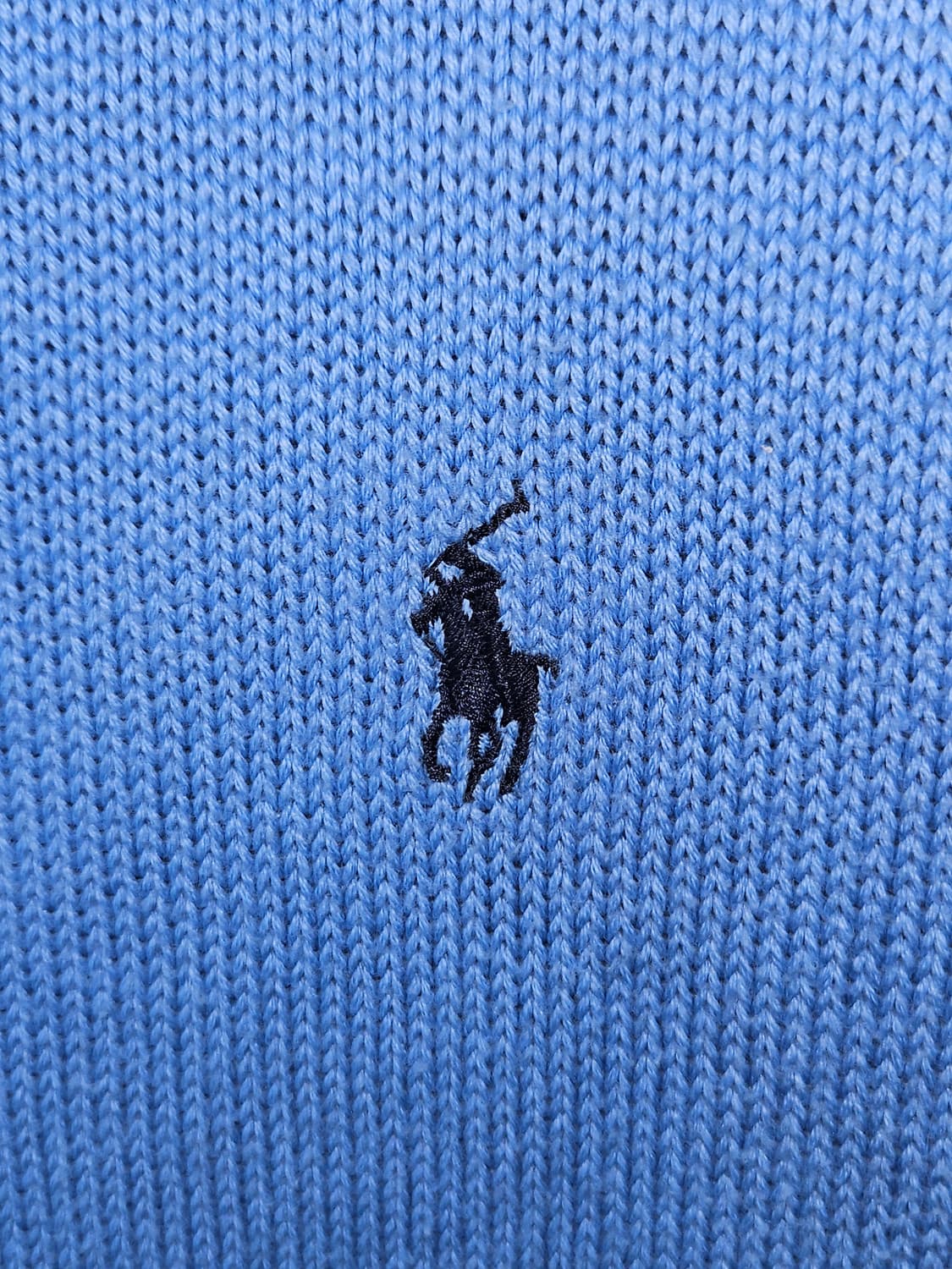 폴로 랄프로렌 브이넥 니트 베스트 조끼 스카이블루 정품 S 상품이미지4