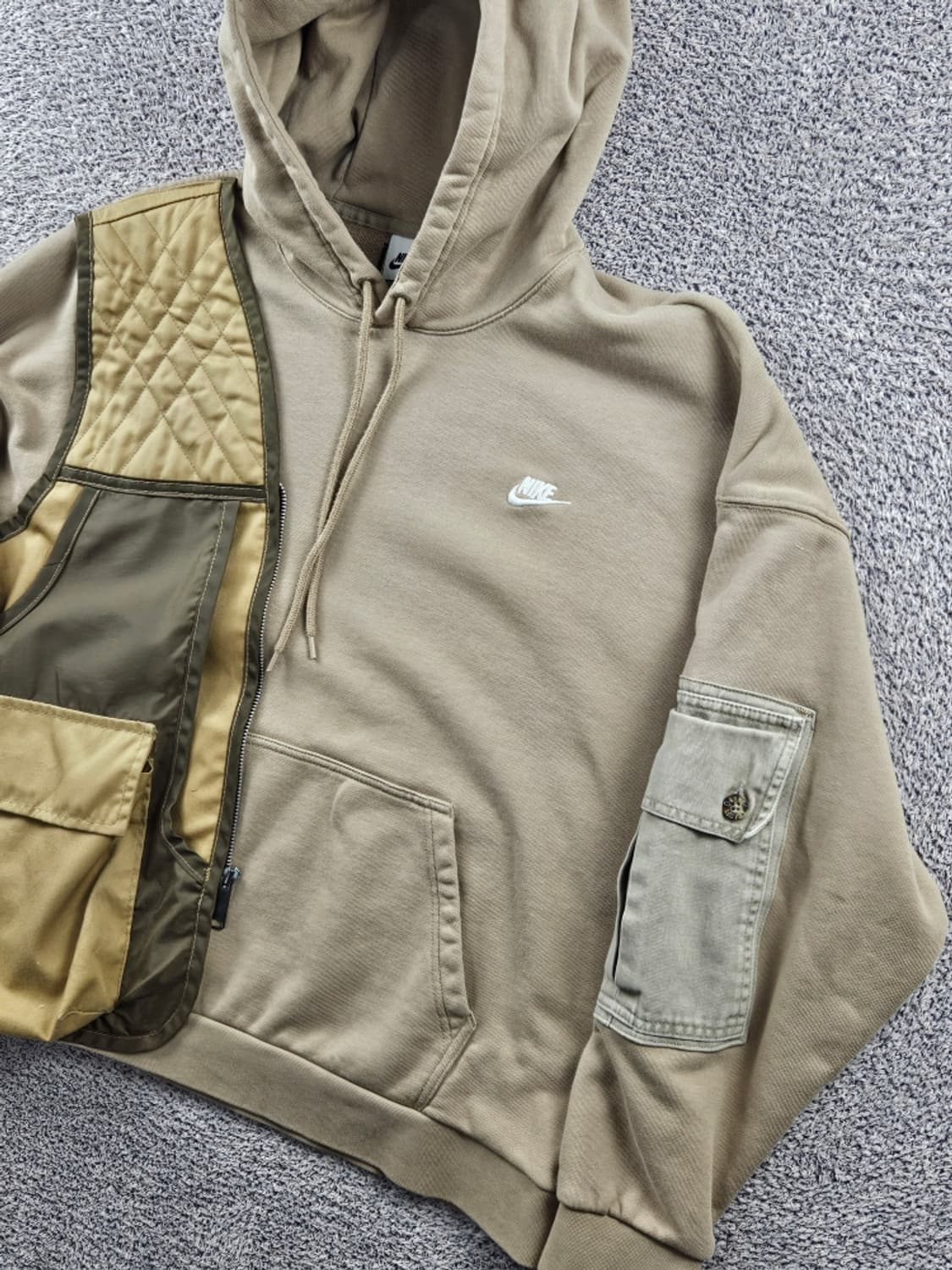 나이키 포켓 베스트 커스텀 스웻 후드 티셔츠 ( XL ) / 10991 상품이미지8