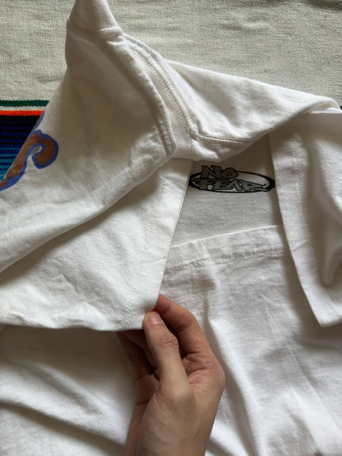 90s USA No Fear No Proof T-shirt 상품이미지8