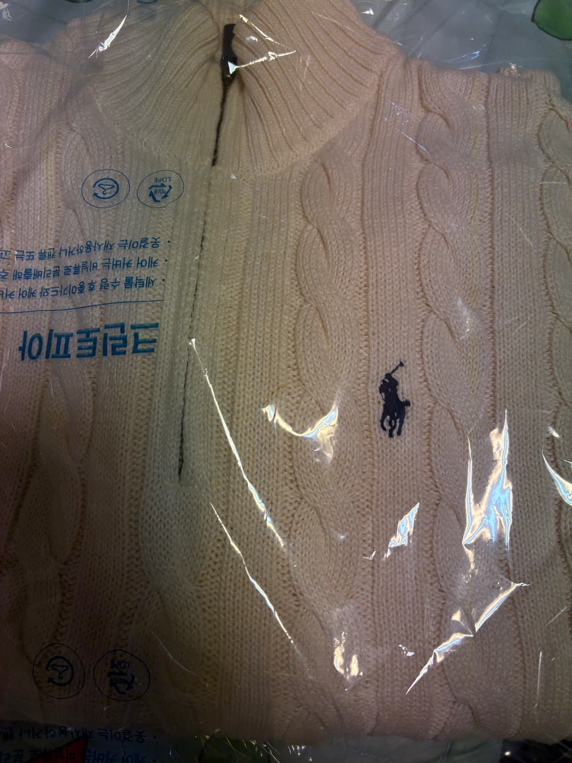 폴로 꽈베기니트 M 상품이미지1