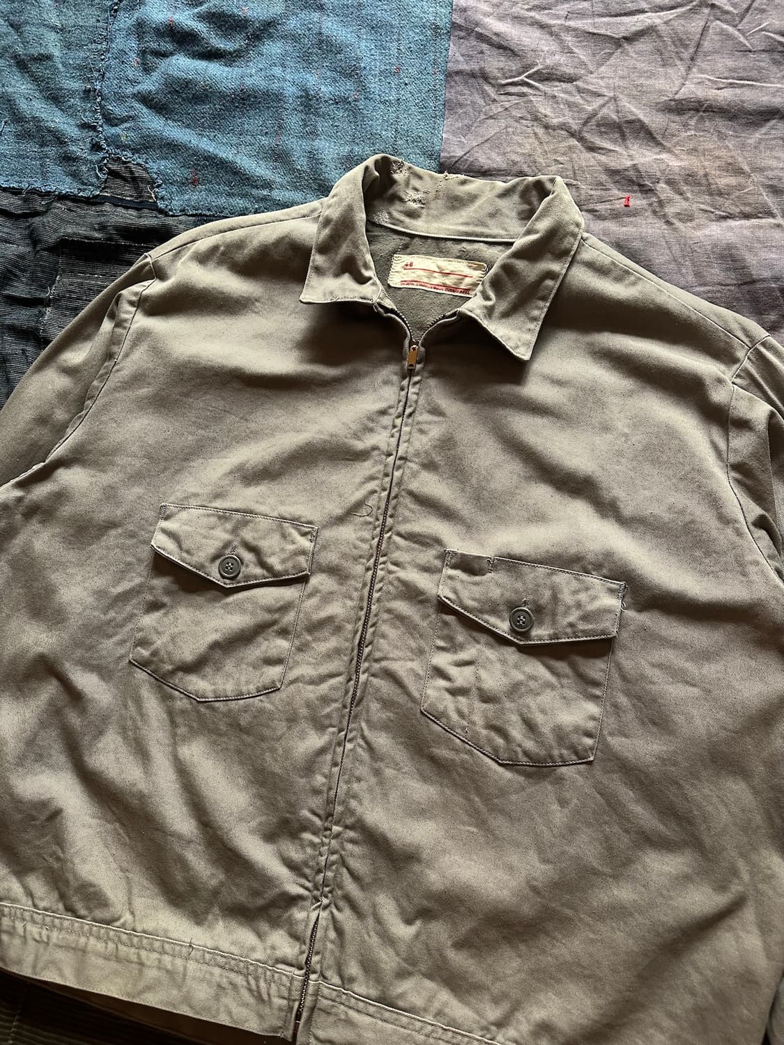 50s 60s Vintage Mechanic Work Jacket 상품이미지2