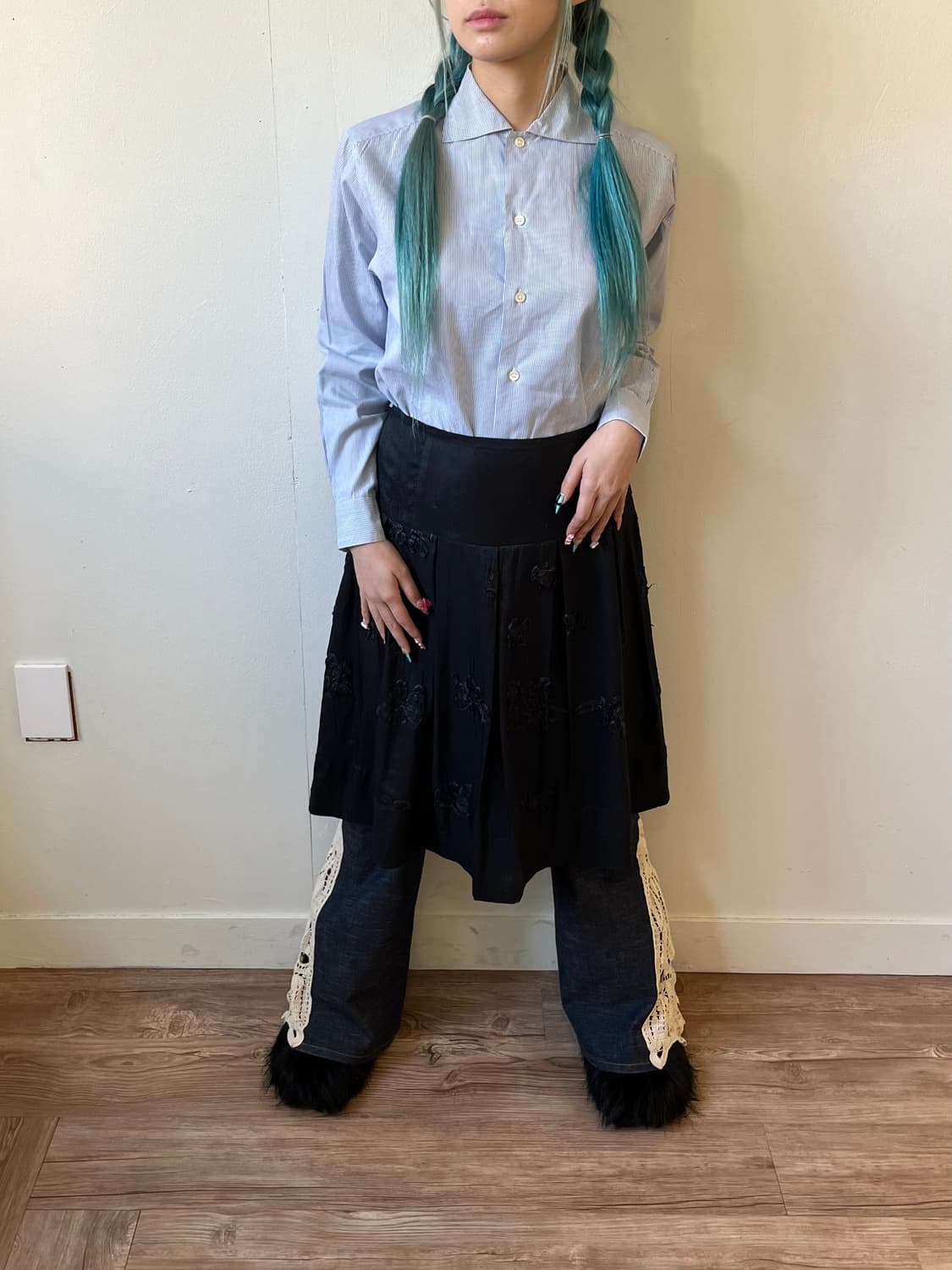 이세이미야케 im product 스카이블루 셔츠 상품이미지5