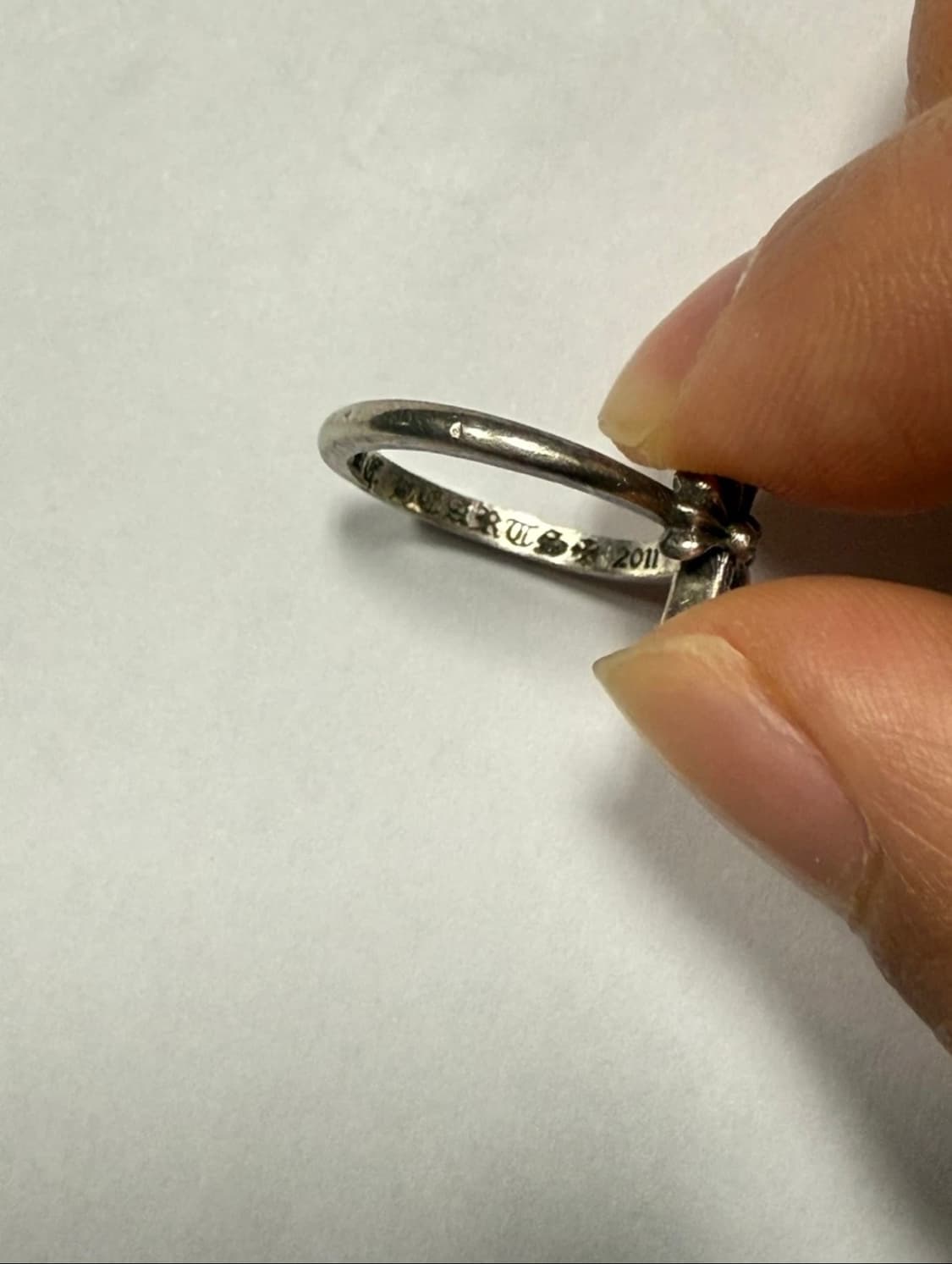 크롬하츠 크로스 버블검 링 상품이미지4