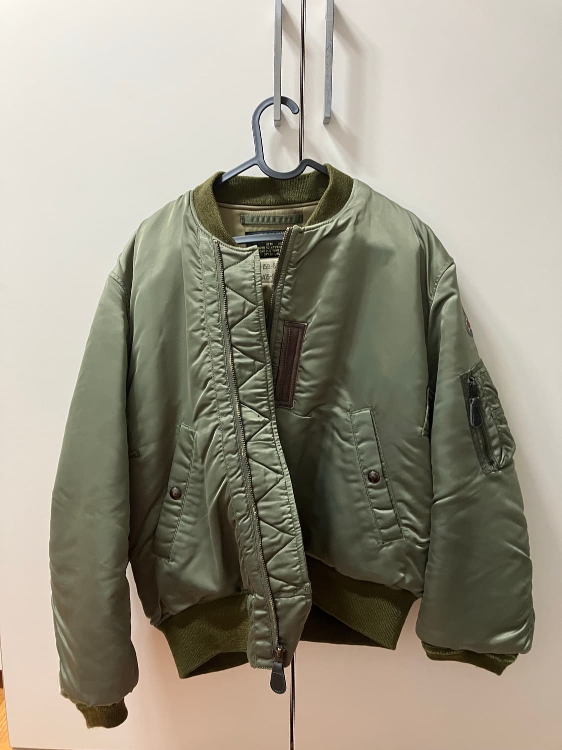 빈티지 항공점퍼 항점 코디세트 큐빈티지 큐빈 상품이미지2