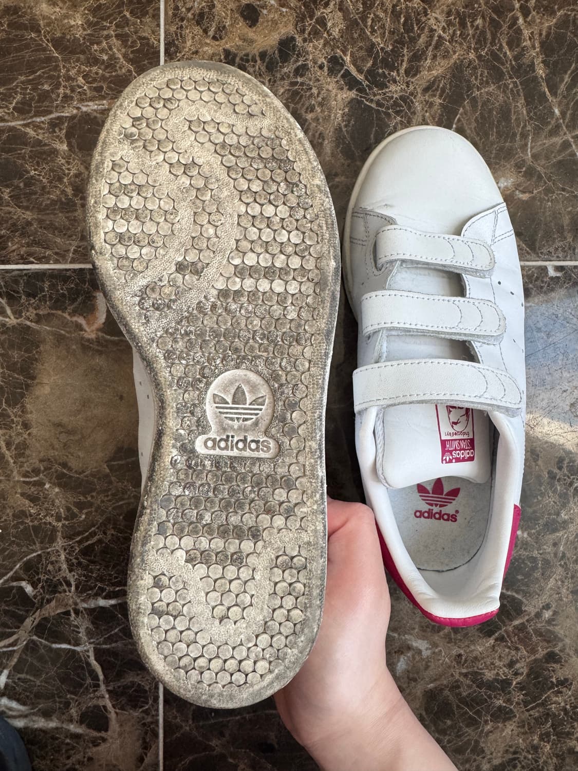 아디다스 스탠스미스 (225) 화이트핑크 상품이미지7