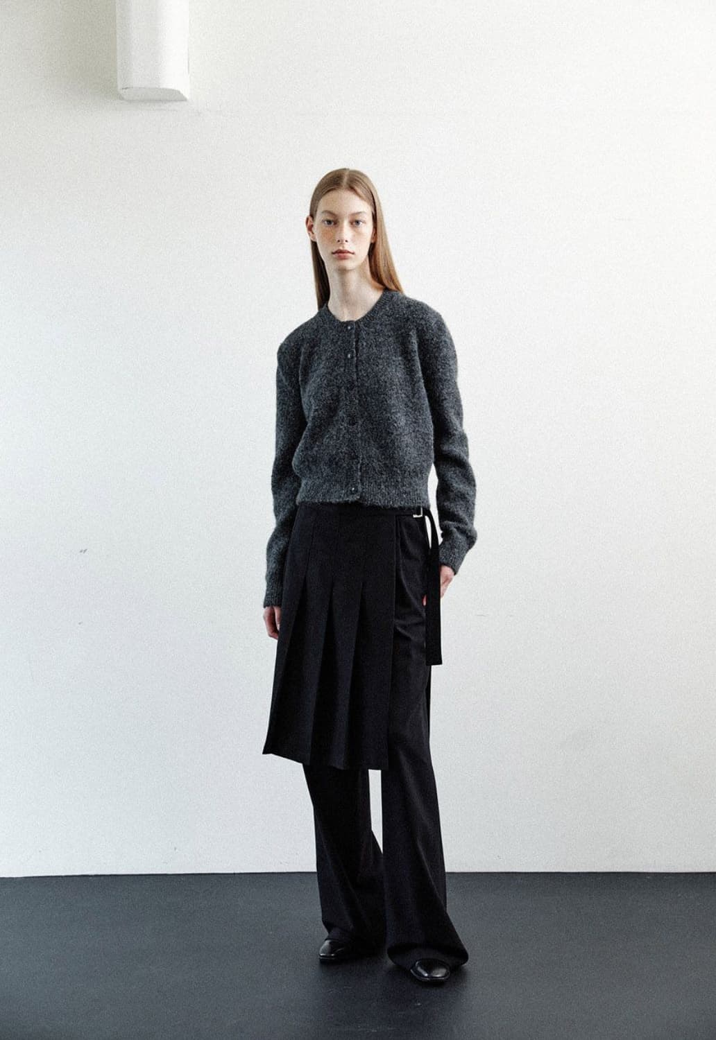 Le 르 wool layered skirt + wide pants set 상품이미지2