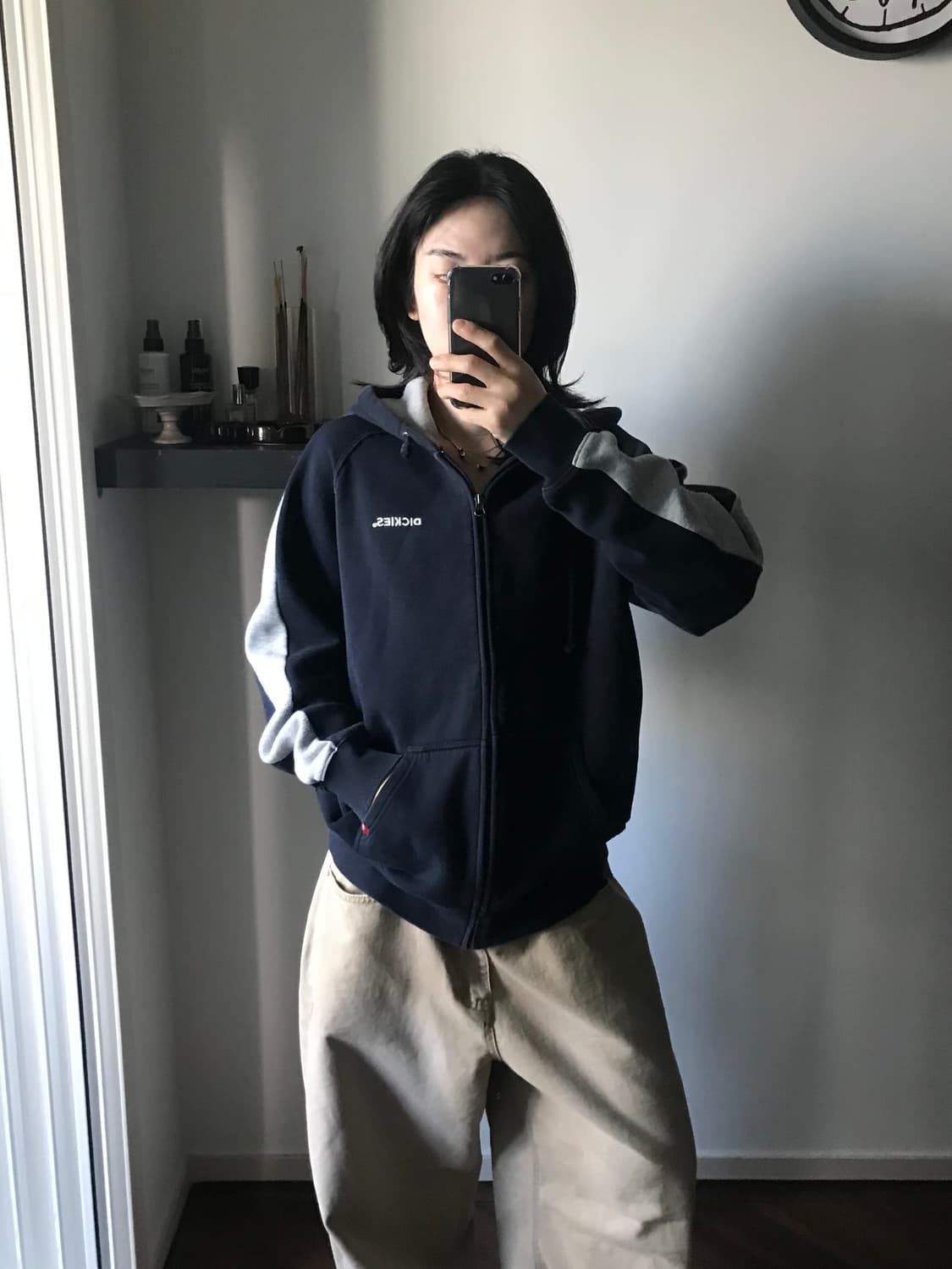 디키즈 가슴로고 사이드라인 후드집업 상품이미지4