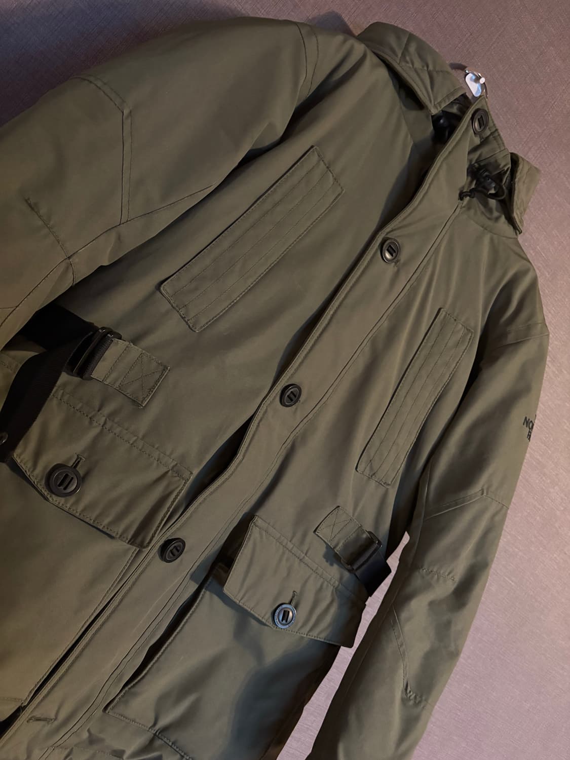 노스페이스 올리브색 패딩 95(M) 상품이미지2