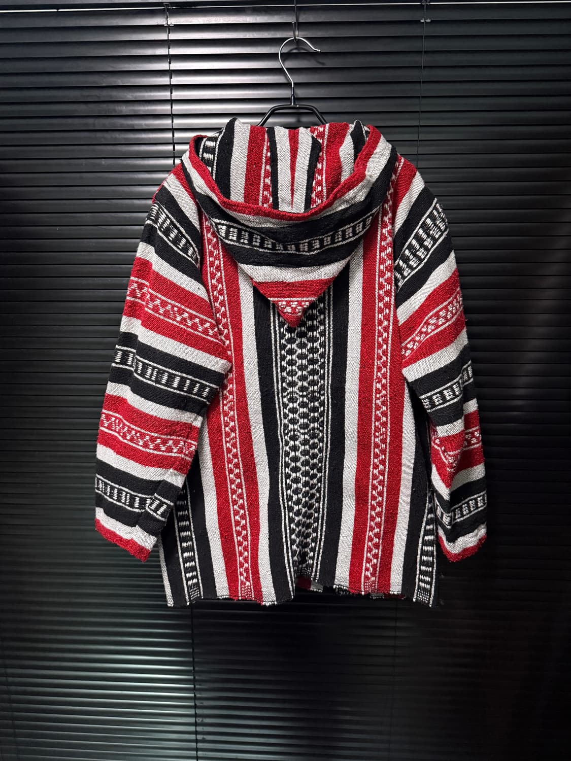 러그 리폼 집업 후드 에스닉 가디건 러그 보헤미안 스트라이프 울 코트 상품이미지6
