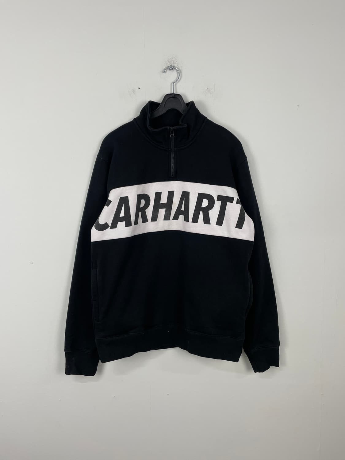 칼하트 WIP 빅로고 하프집업 맨투맨 M <667> 상품이미지1