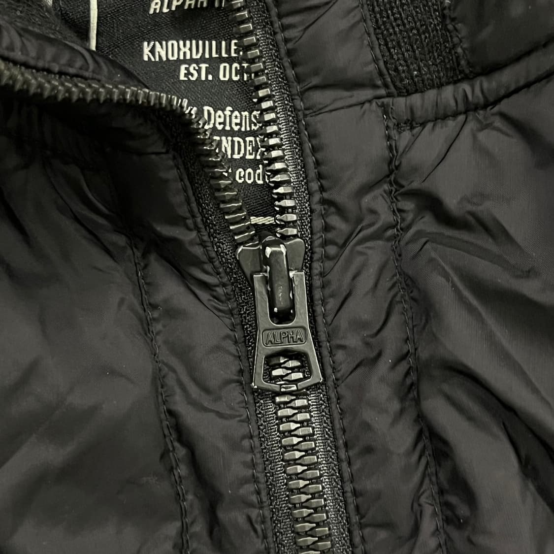 [정품/M] 알파인더스트리 블랙 봄버 자켓 b17 상품이미지7