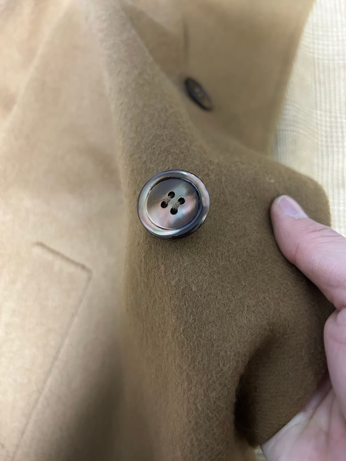 이태리제 울 코트 사이즈 105 상품이미지7