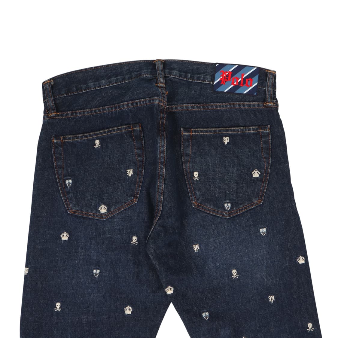 폴로 랄프로렌 해골 자수 데님팬츠 상품이미지5