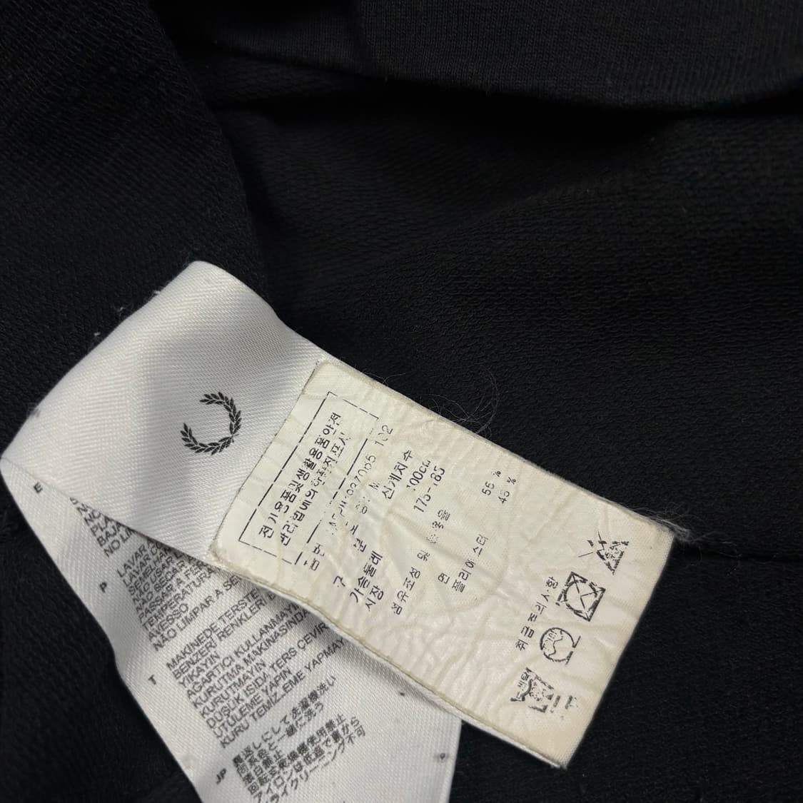 라프 시몬스X프레드 페리 블랙컬러 슬리브 상품이미지6