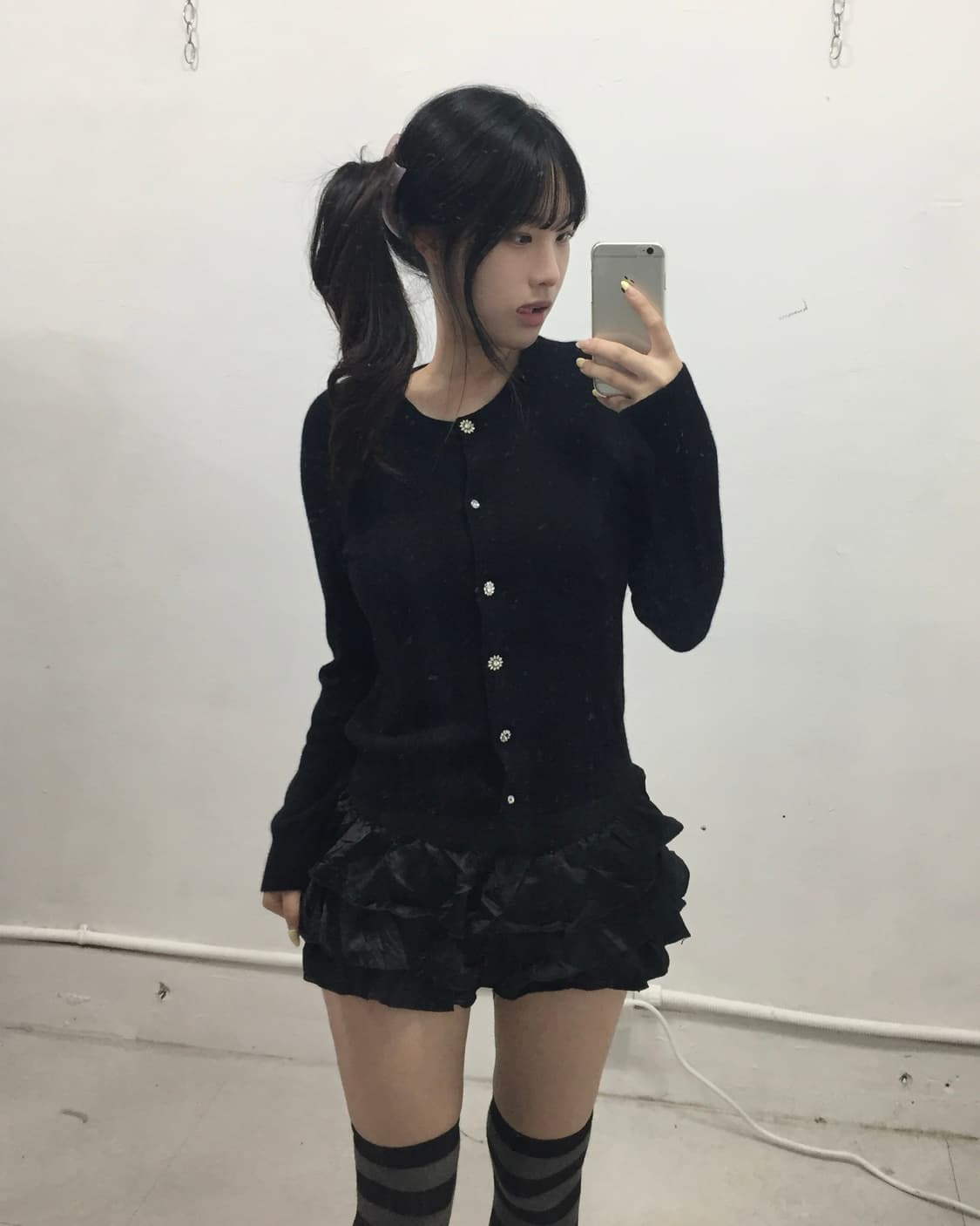 [KETTY] 케티 로맨틱갸루 큐빅 가디건 상품이미지1