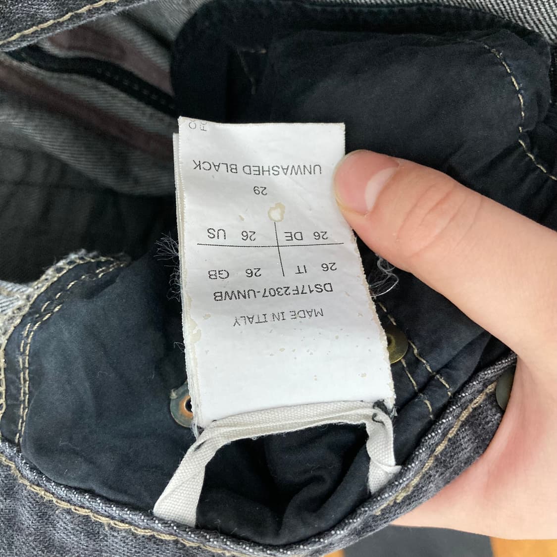 릭오웬스(Rick Owens) 다크 가먼트 워시드 크롭 데님 팬츠 상품이미지9