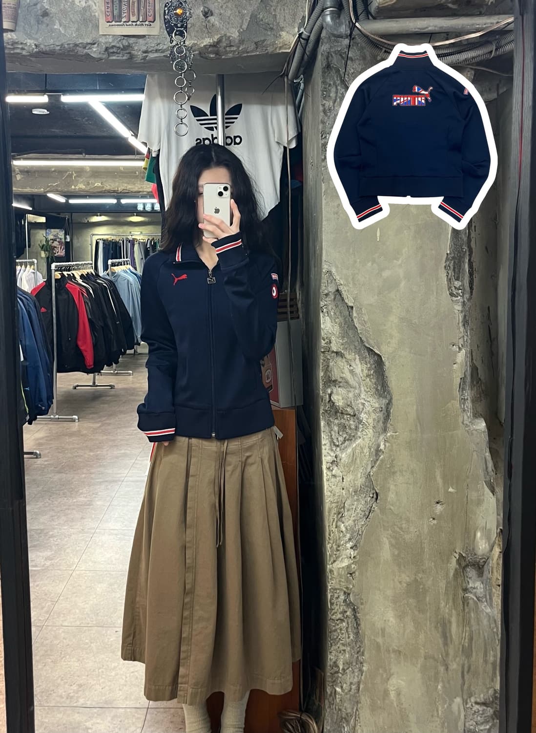 퓨마 져지 네이비 M #csz2772  상품이미지1