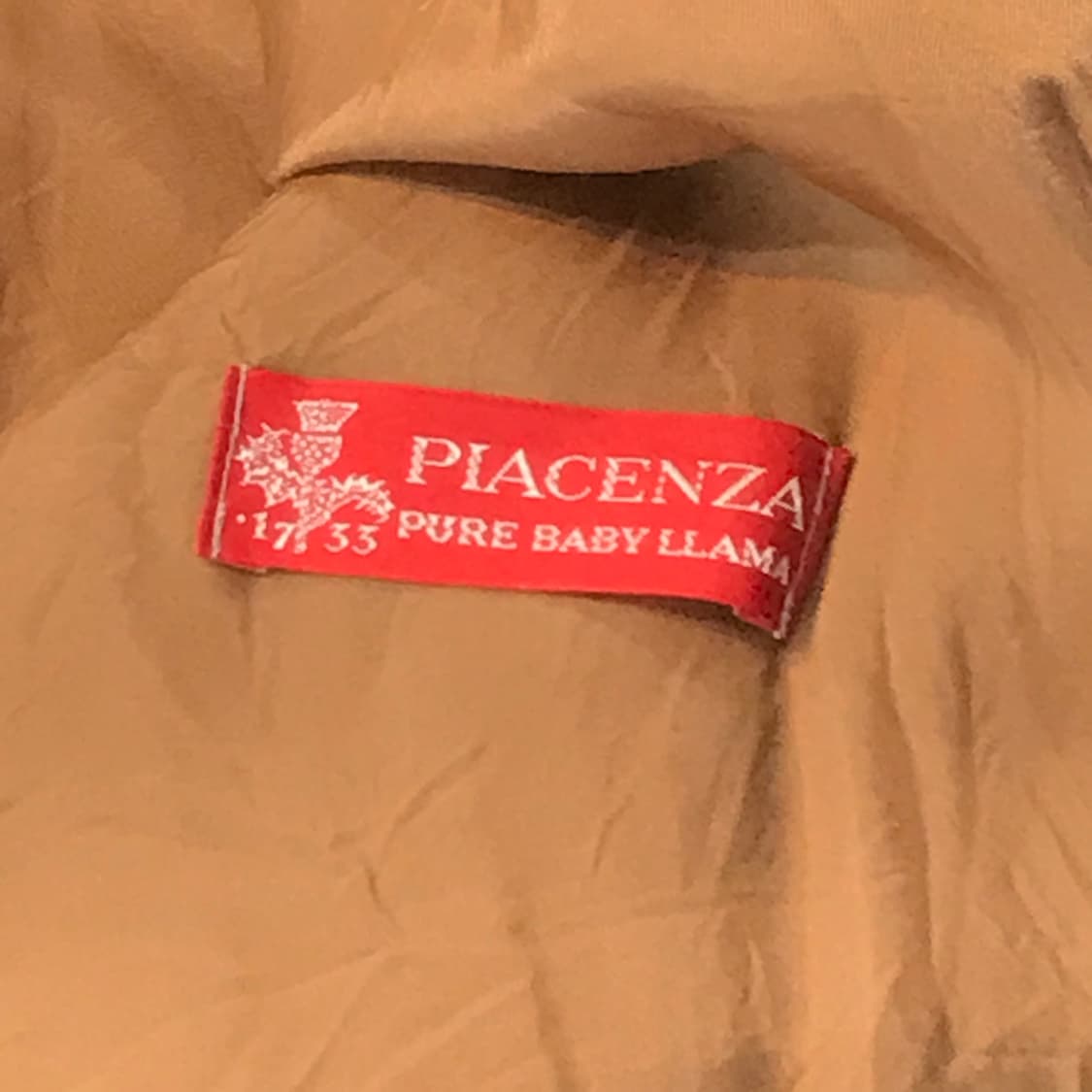 Italy 신지아로카 베이비 라마 퍼 브라운 하프코트 여성 55 66 상품이미지7