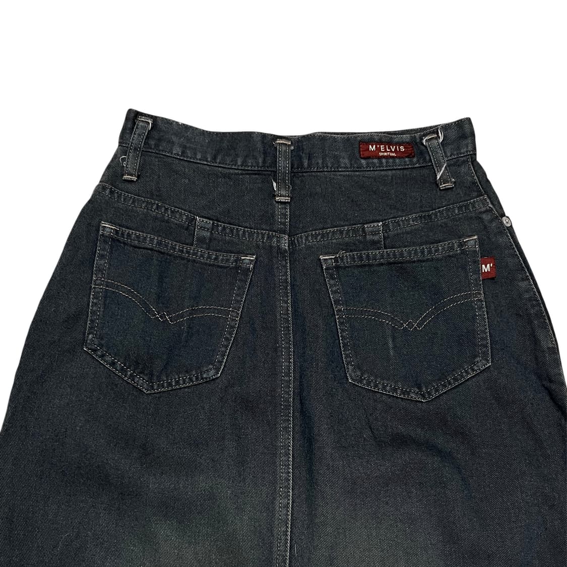 M'ELVIS, vintage denim long skirt 상품이미지4
