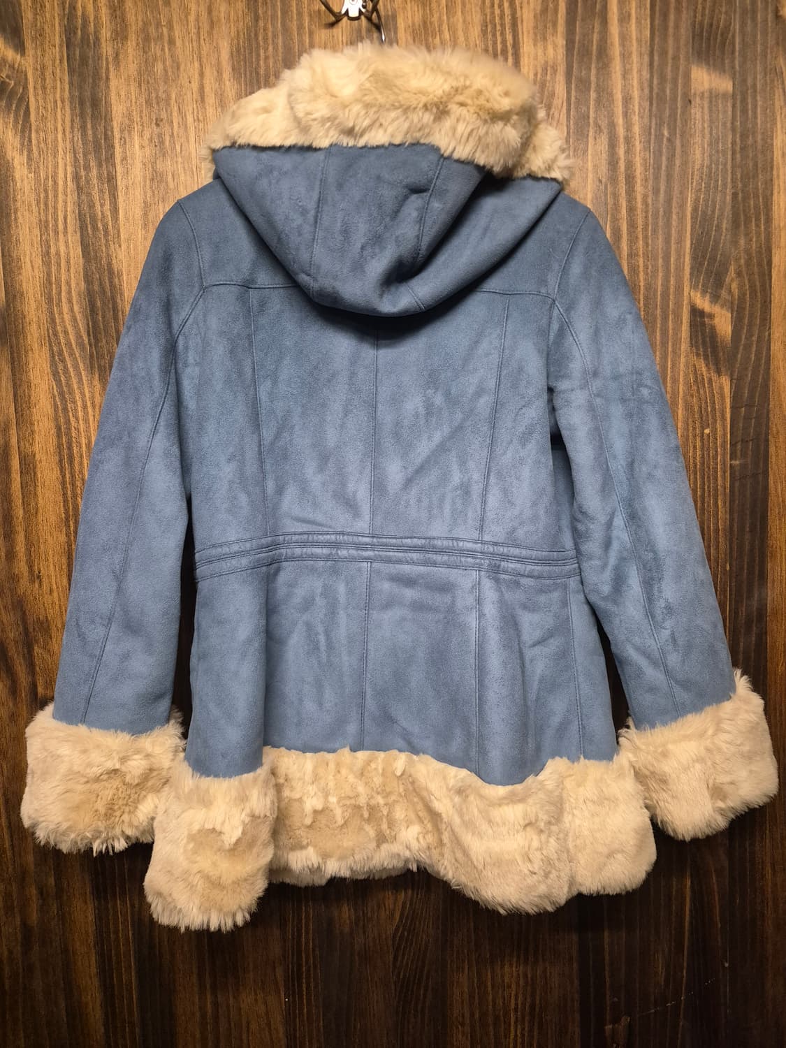 VINTAGE BLUE FUR COAT 상품이미지3