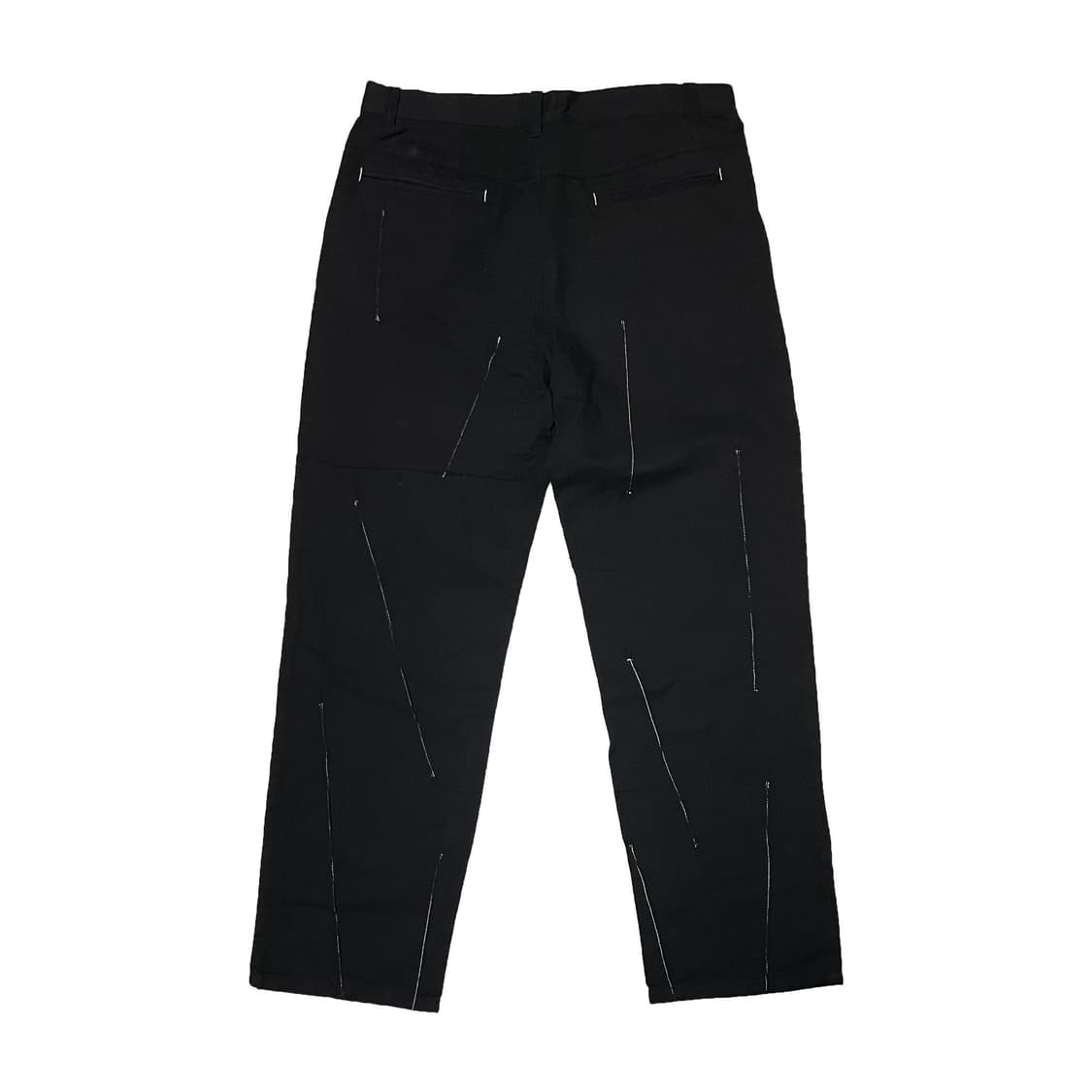 노매뉴얼 P.L 스티치 팬츠 블랙 상품이미지3