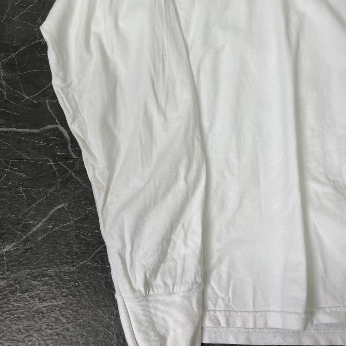 스투시 화이트 빅로고 오버사이즈 롱 슬리브 상품이미지7