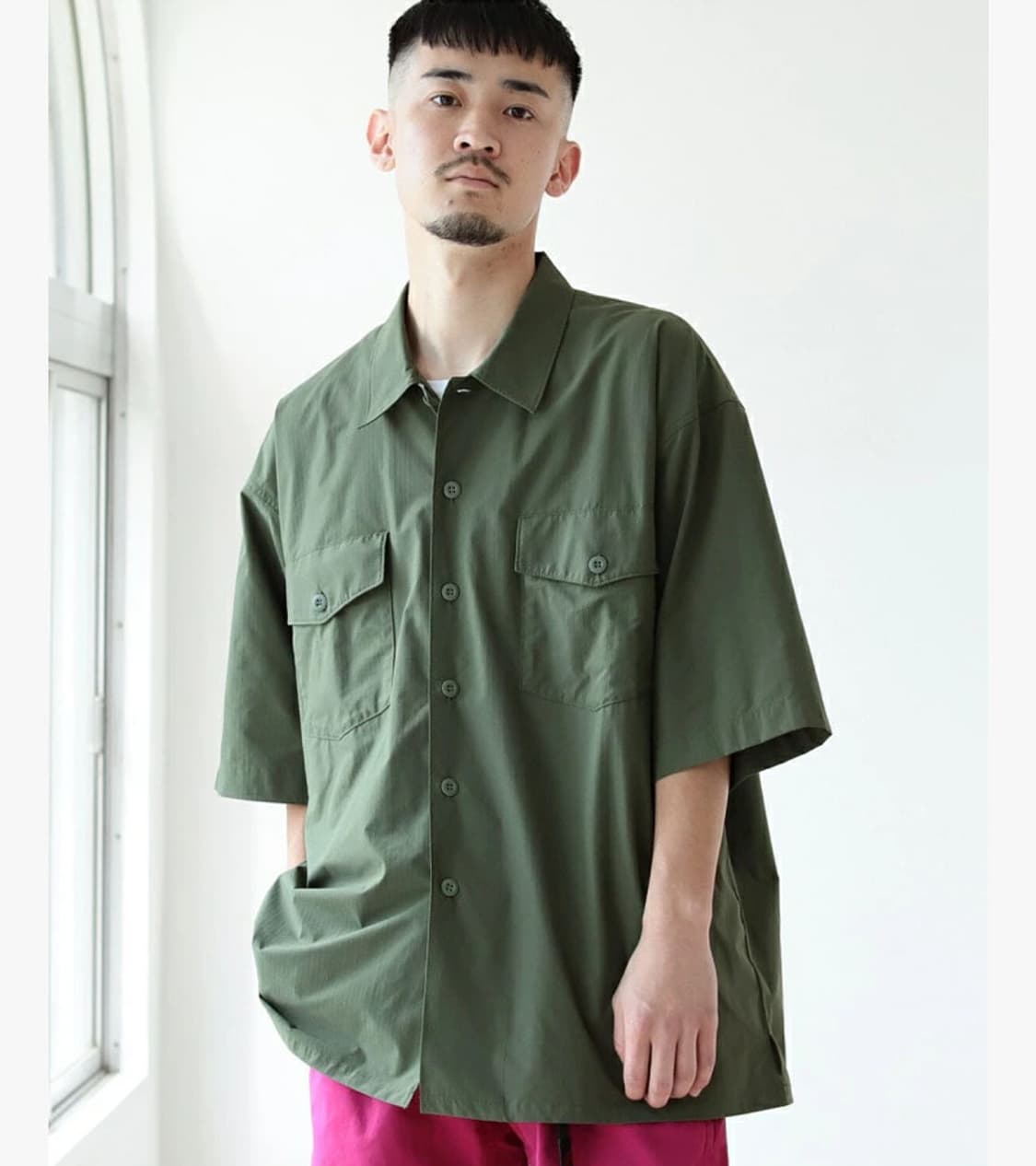 BEAMS - MILITARY RIPSTOP SHIRT 상품이미지2