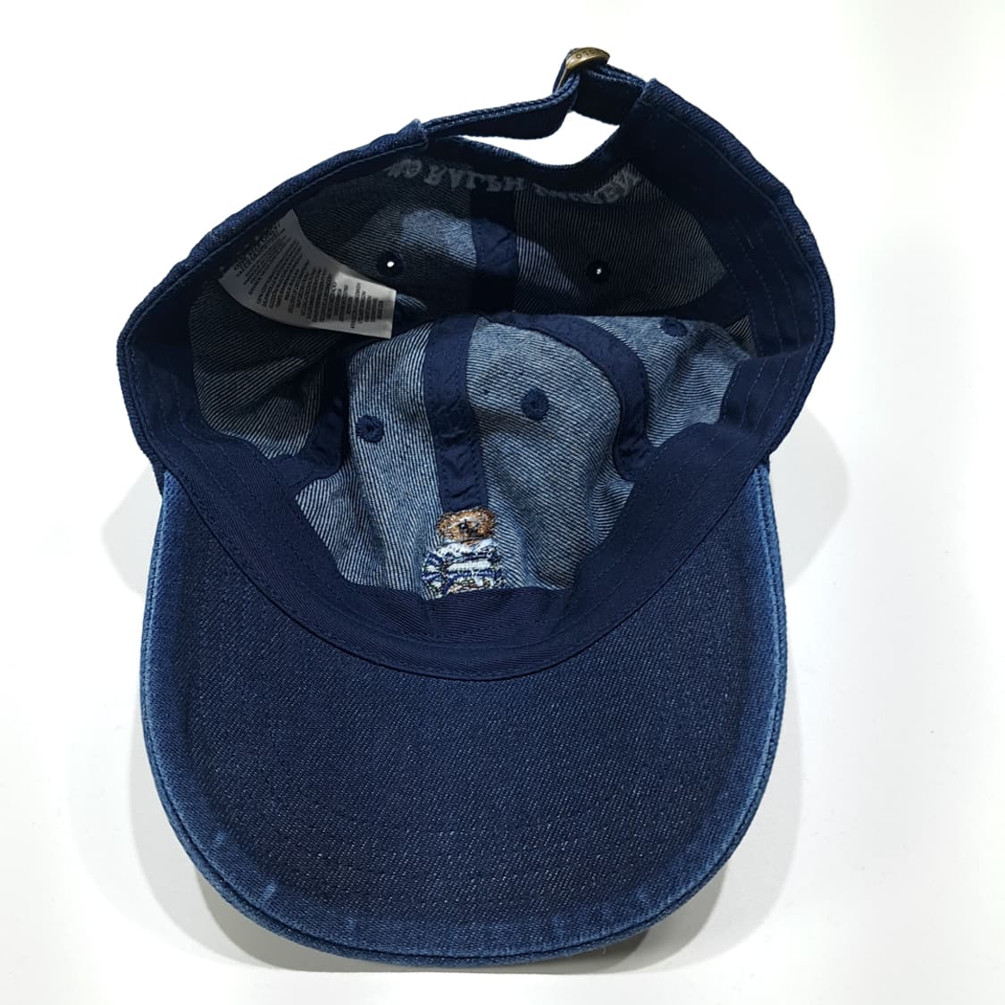 CN997 폴로 랄프로렌 데님 폴로베어 자수 볼캡 모자 상품이미지7