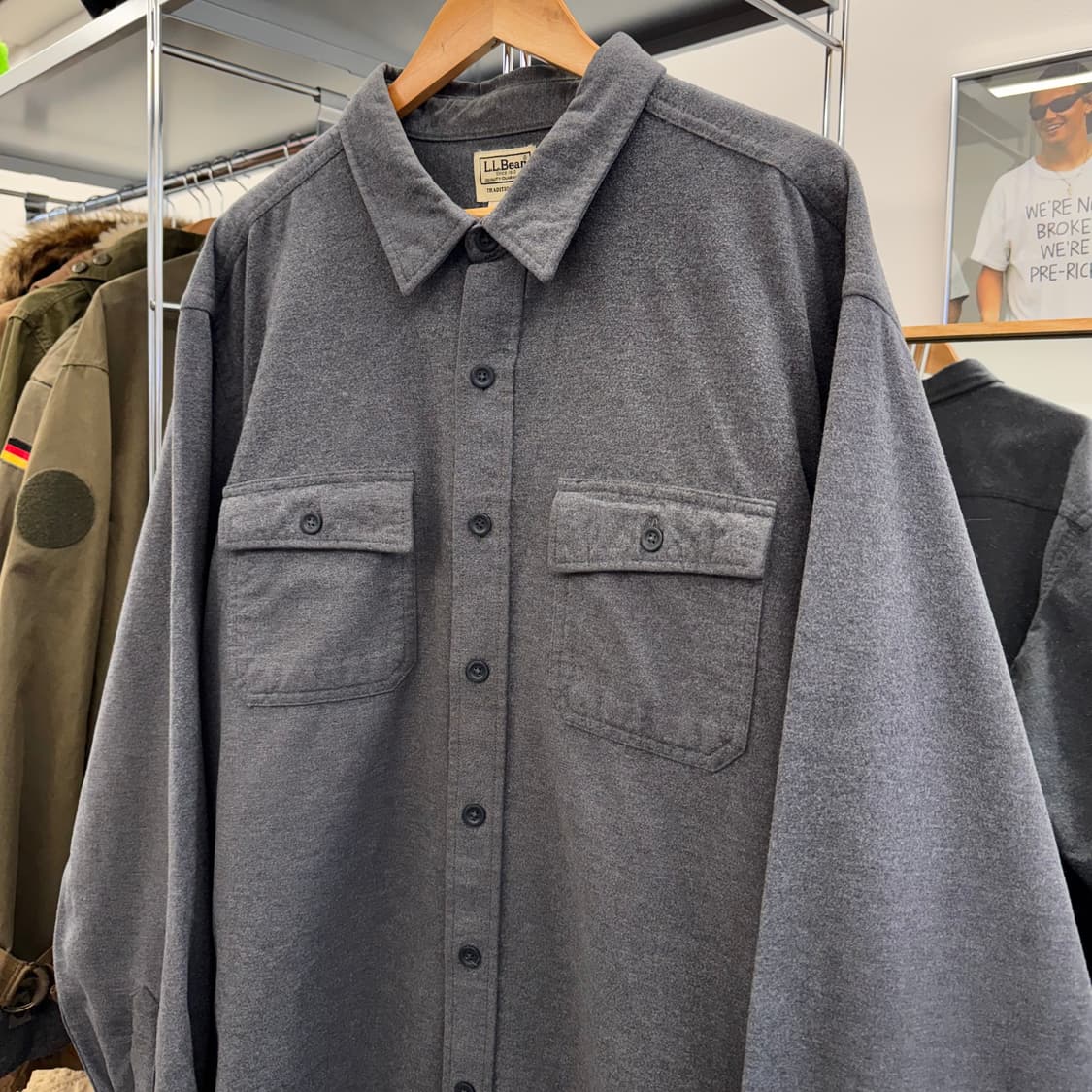 엘엘빈 LL BEAN 헤비 코튼 셔츠 (2XL)   상품이미지1