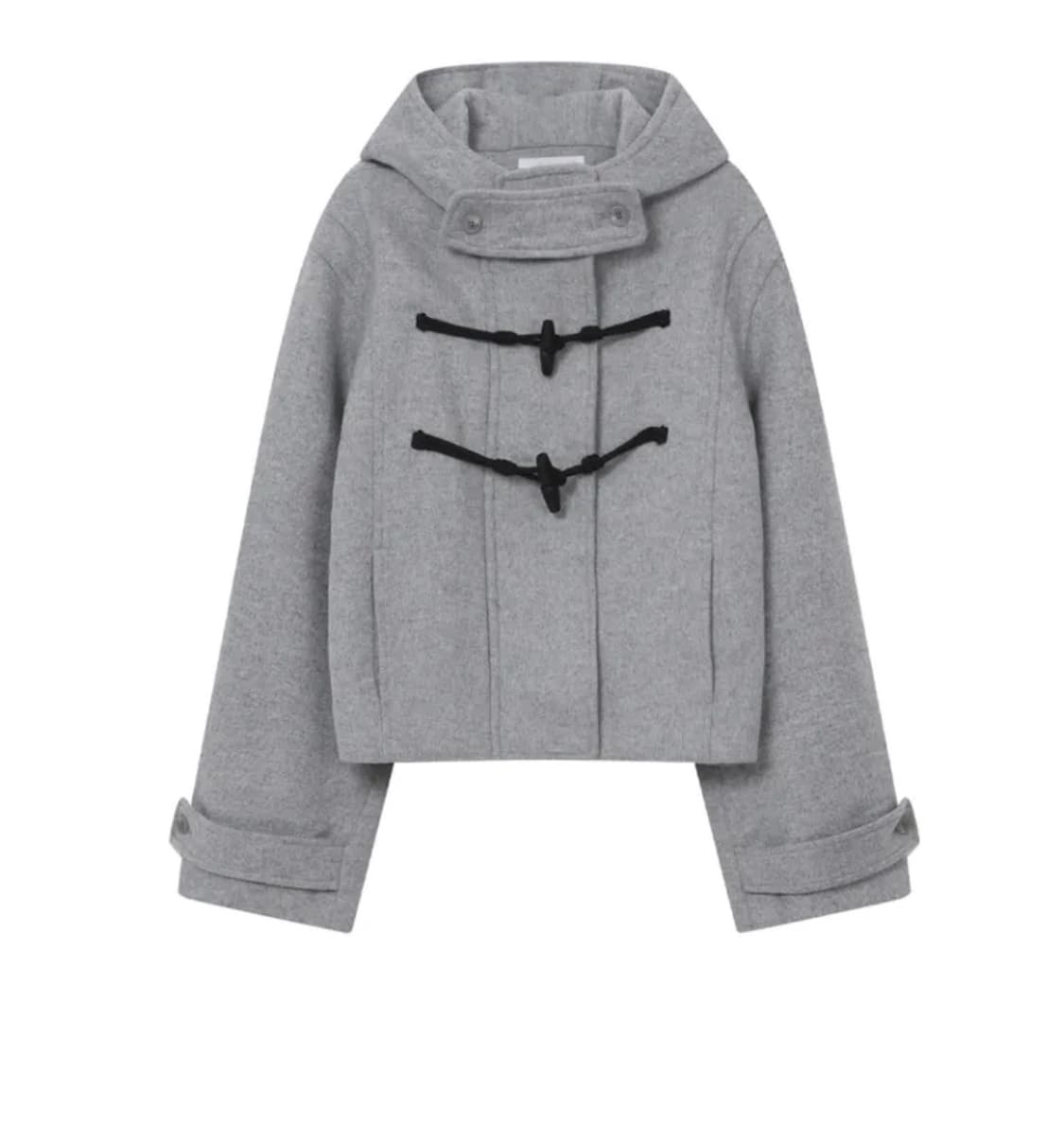 미세키서울 후디 숏코트 그레이 상품이미지1