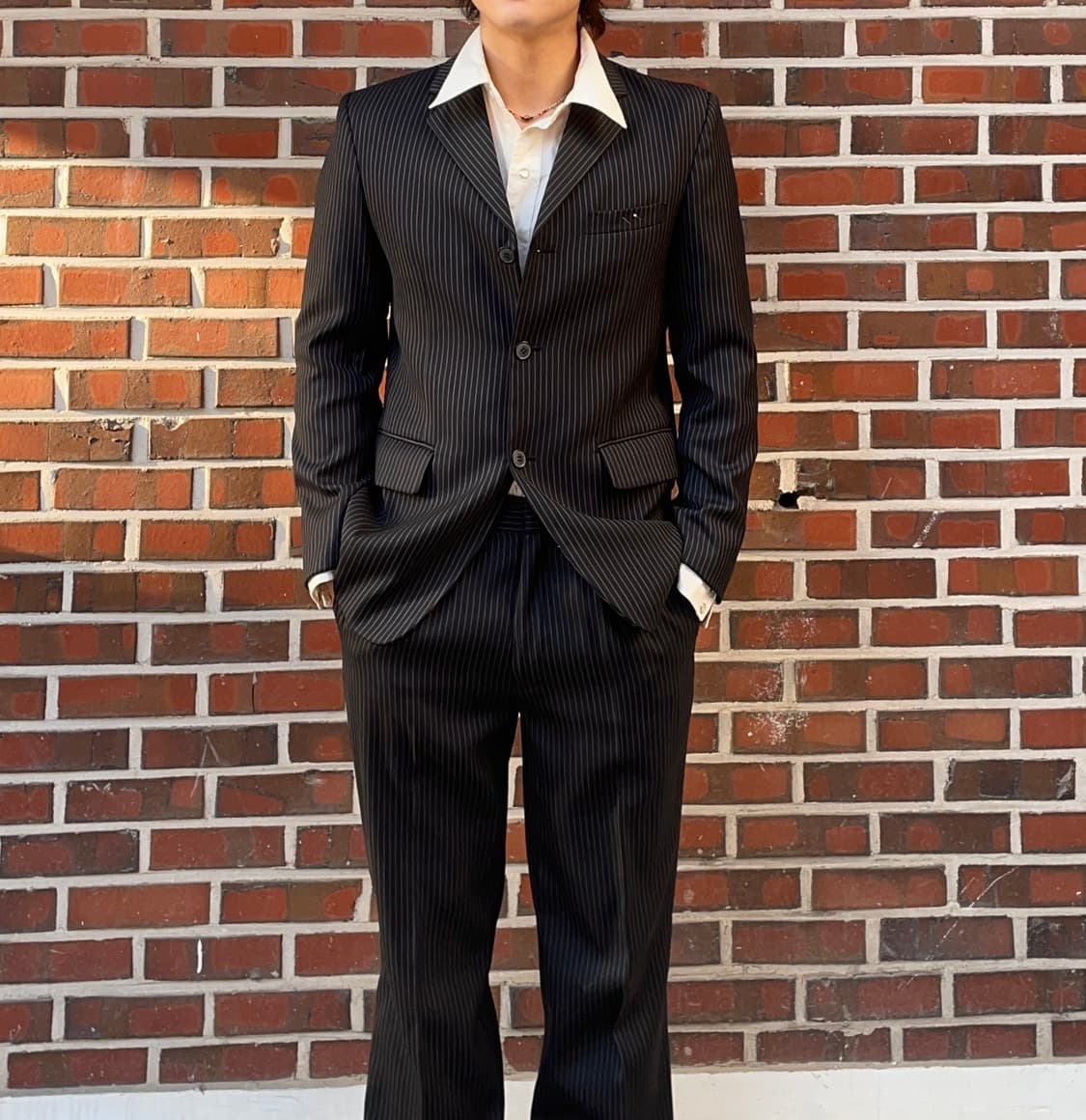 빈티지 스트라이프 쓰리버튼 셋업 상품이미지9