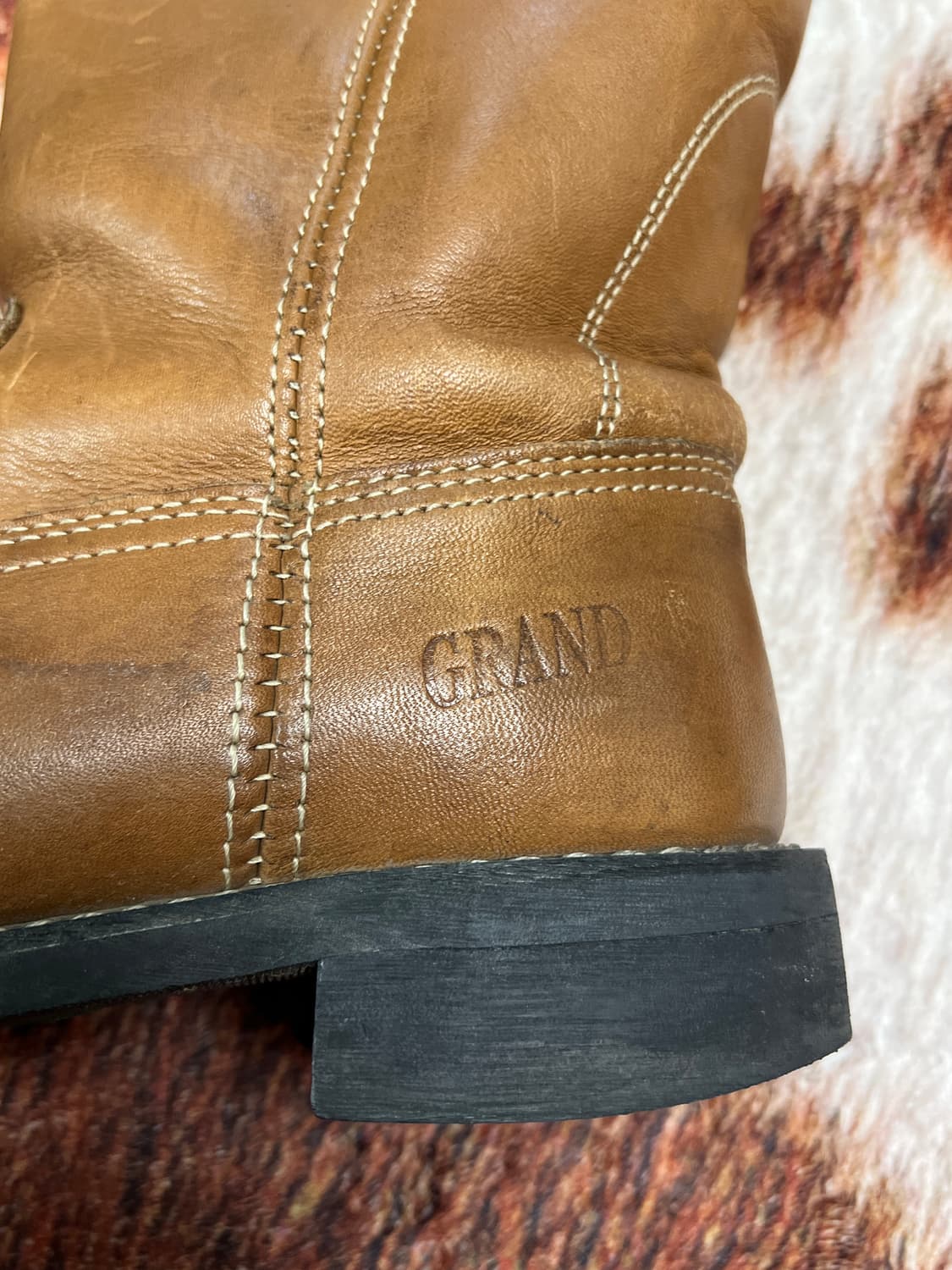 [260] GRAND 그랜드  브라운 빈티지 페코스 부츠 워커 상품이미지4