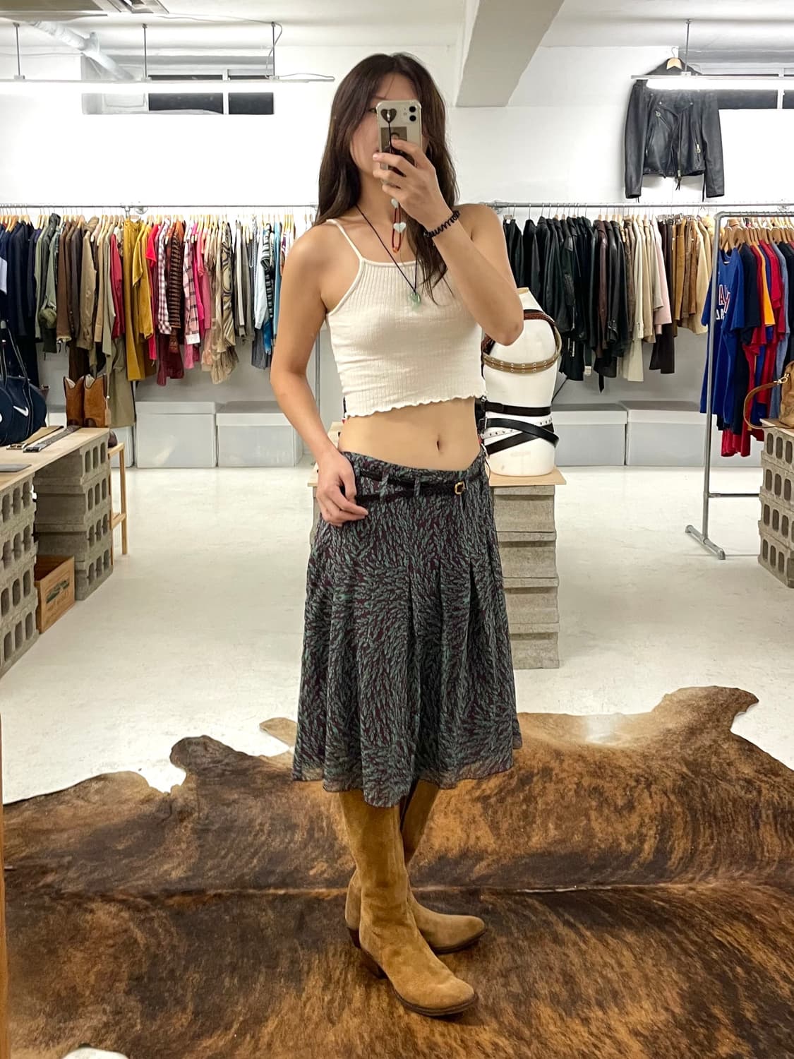 BENETTON pleats skirt 베네통 플리츠 스커트 상품이미지2