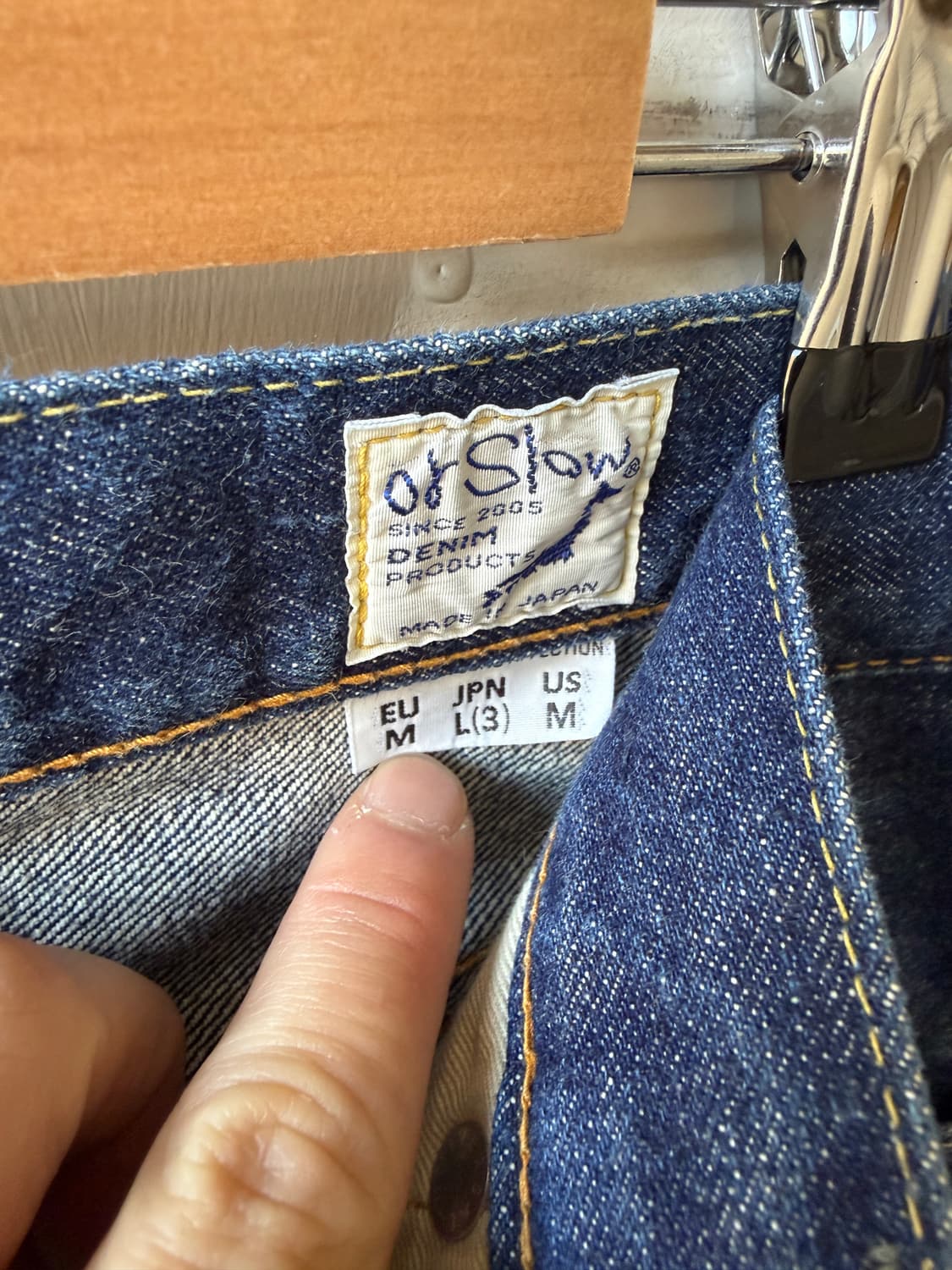 오어슬로우 105 셀비지 데님 3(-34in) 상품이미지7